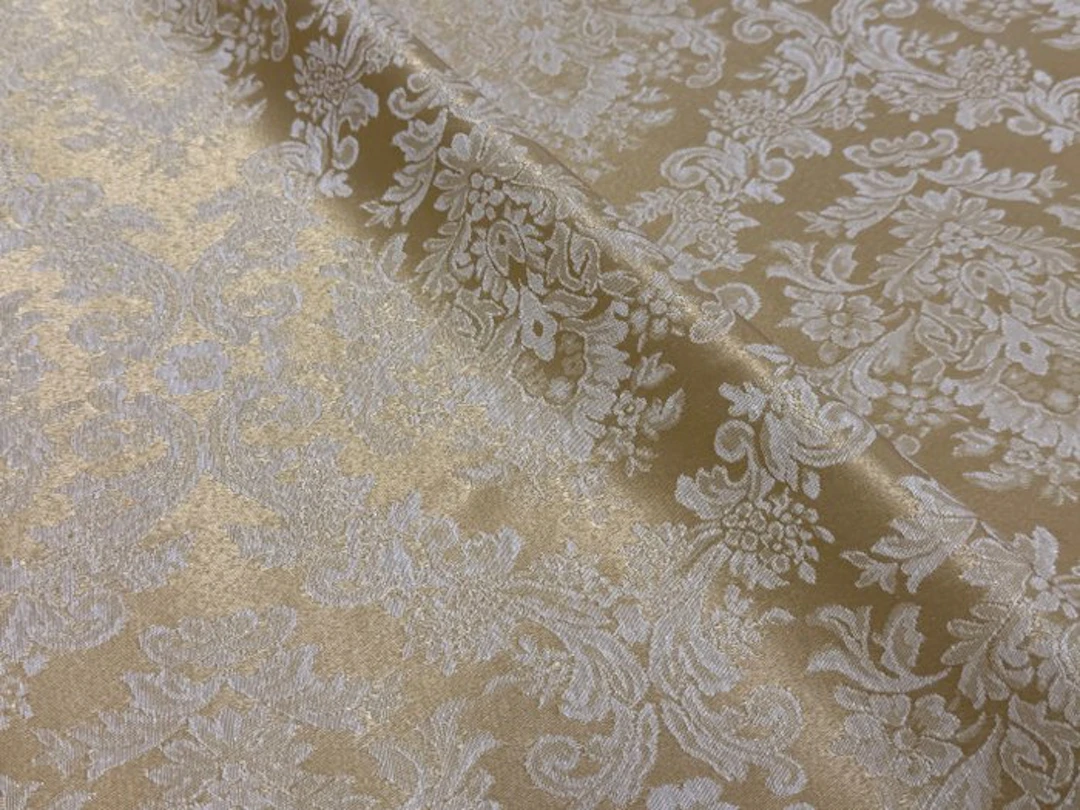500 x 160 cm – Jacquard Damask fabric – GCFabrics Classic...