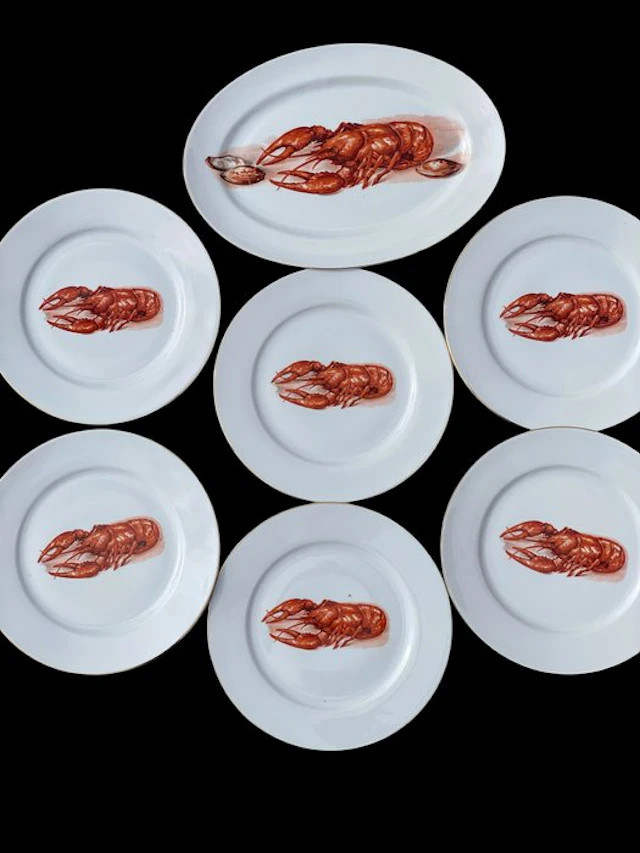 Jaeger - NO RESERVE PRICE! - Table service for 6 (7) - Porcelain