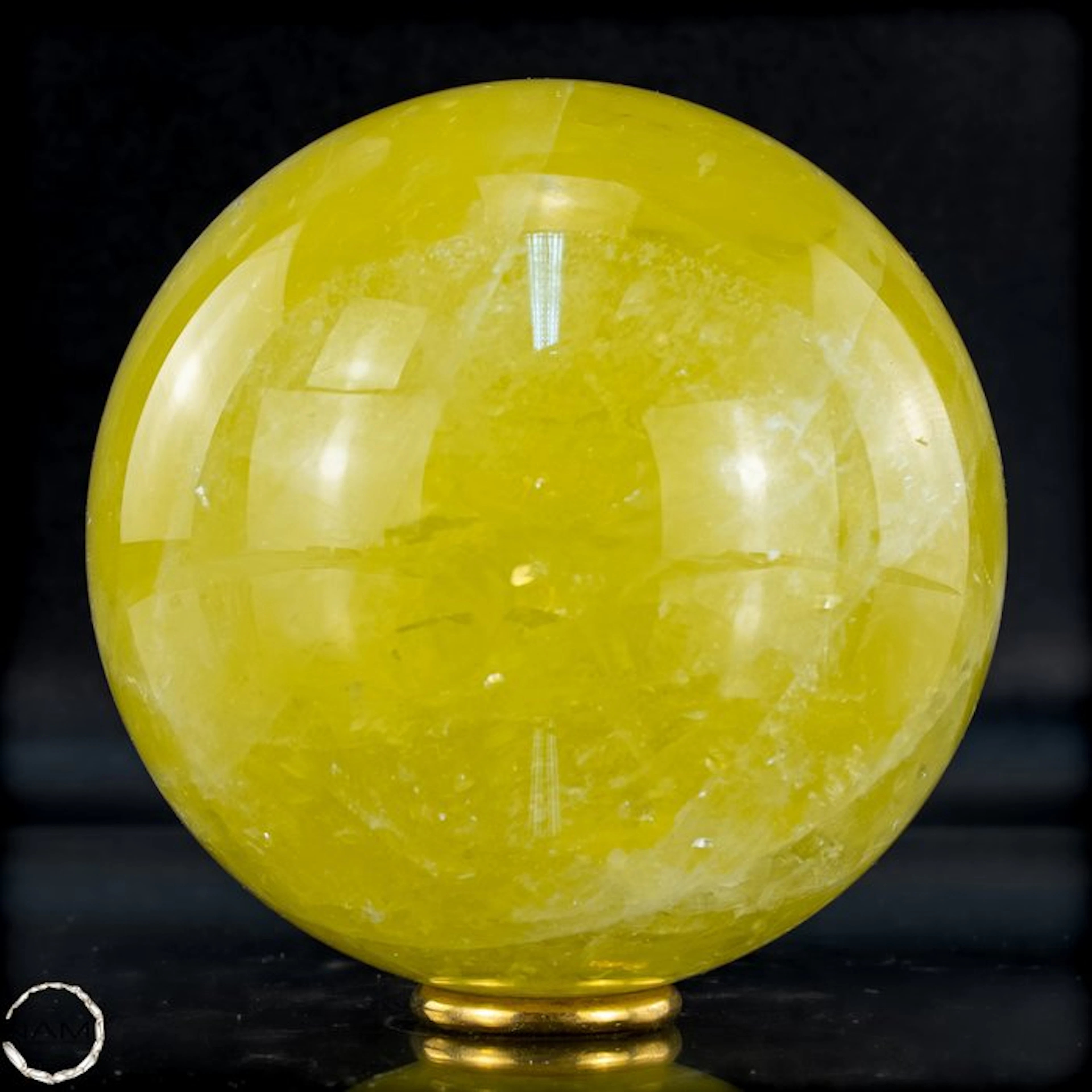 Rare, dreamlike citrine sphere of the highest quality...