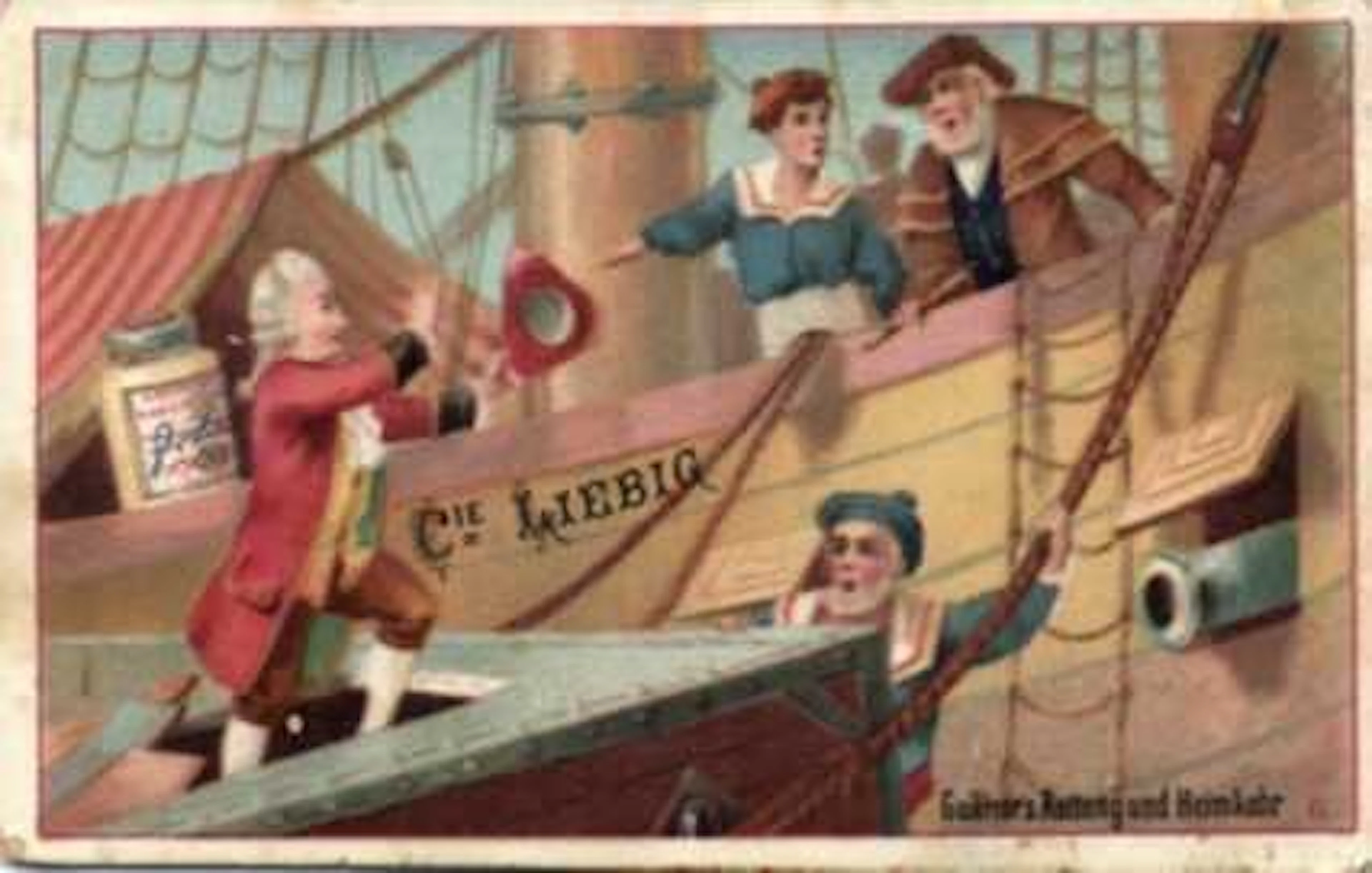 LIEBIG chromos - series S 145 - Germany - Postcard (6) - 1883-1883