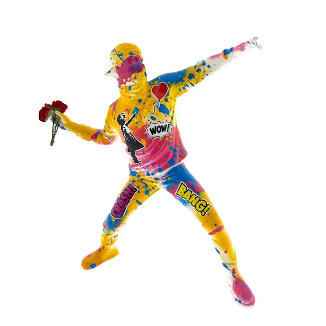 Koen Betjes (1992) - Banksy Flower Thrower x StreetArt