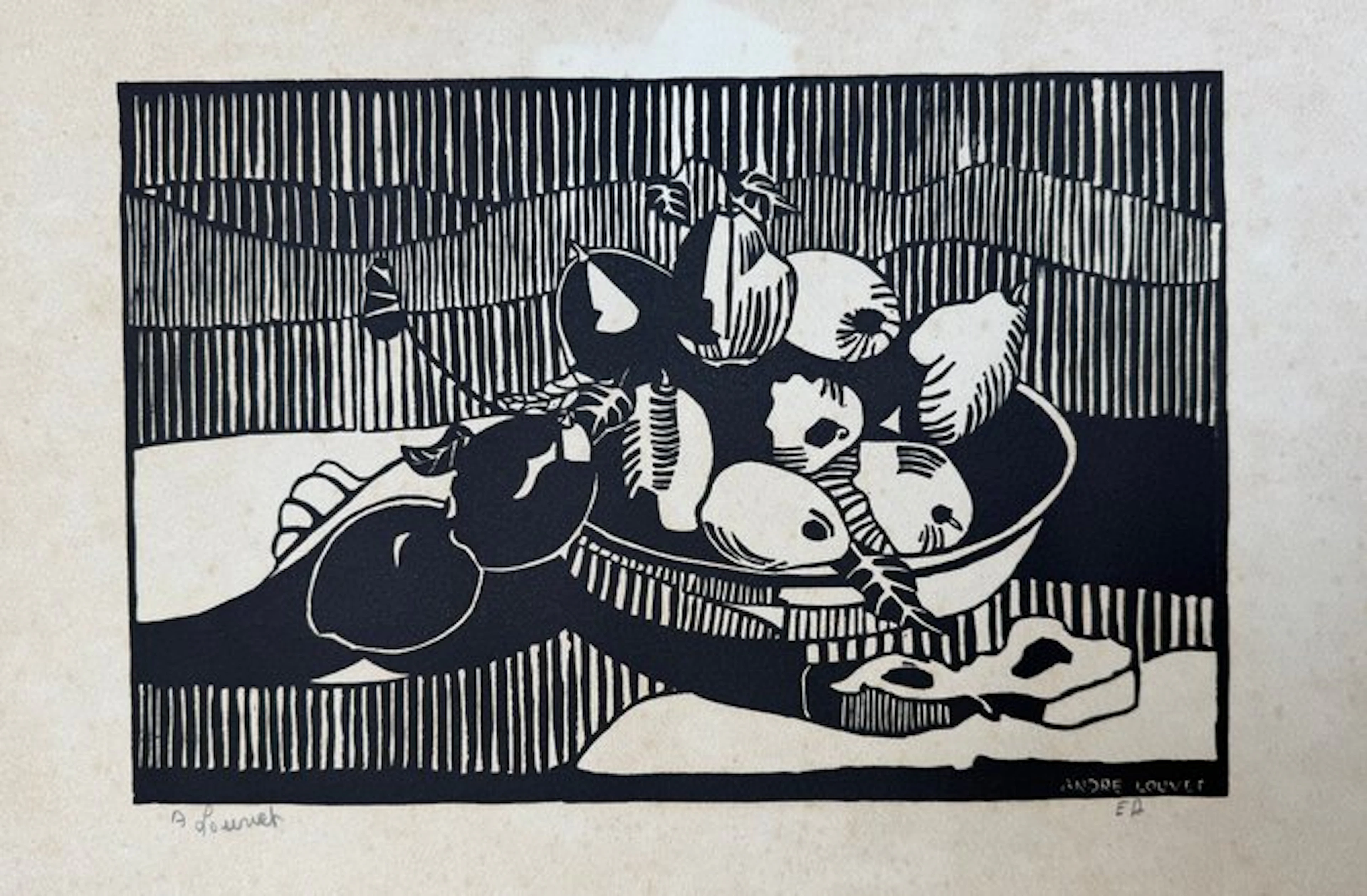 André Louvet (XX) - Nature morte