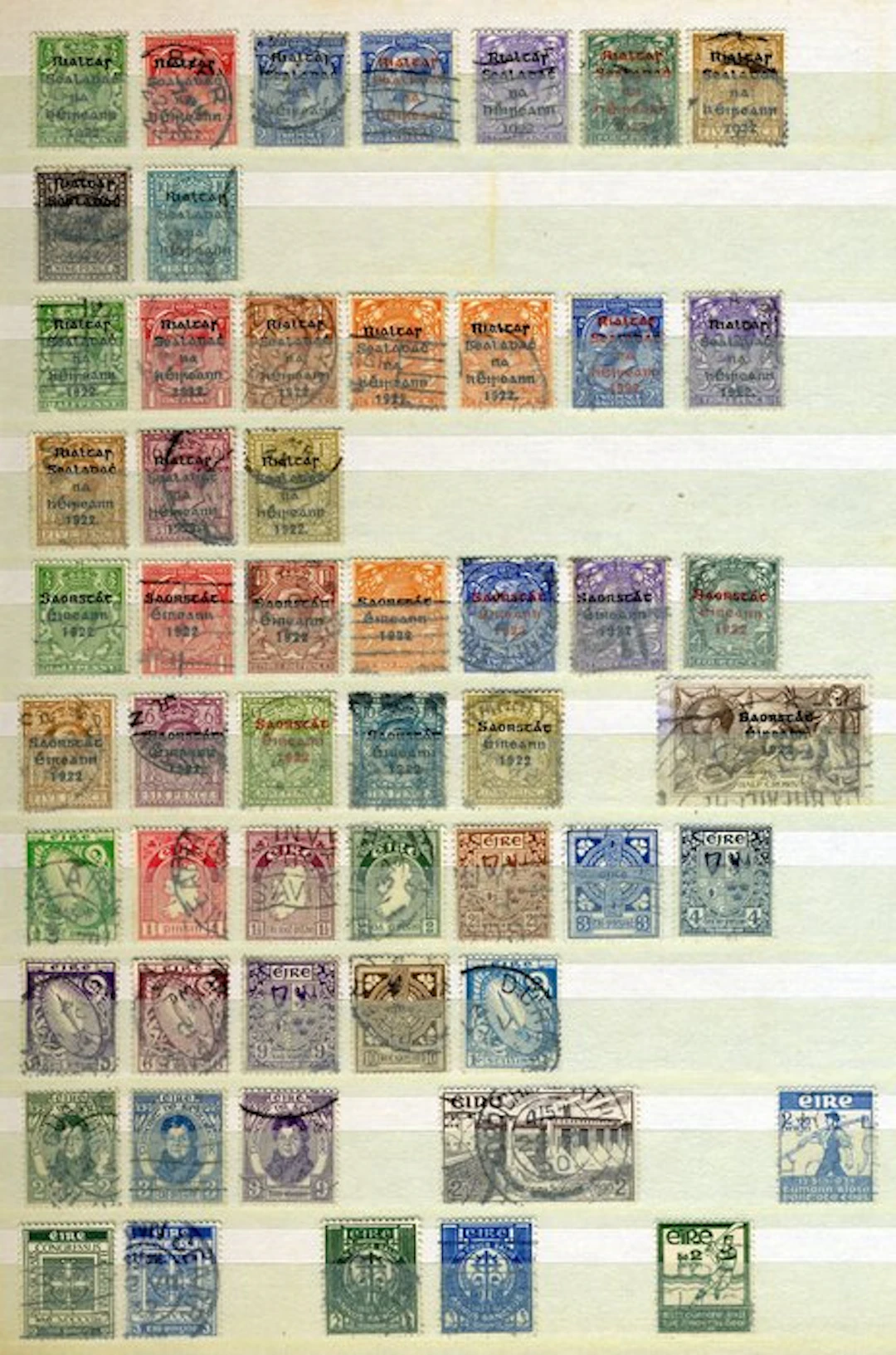 Ireland 1922/2003 - Collection stamped in stock ledger