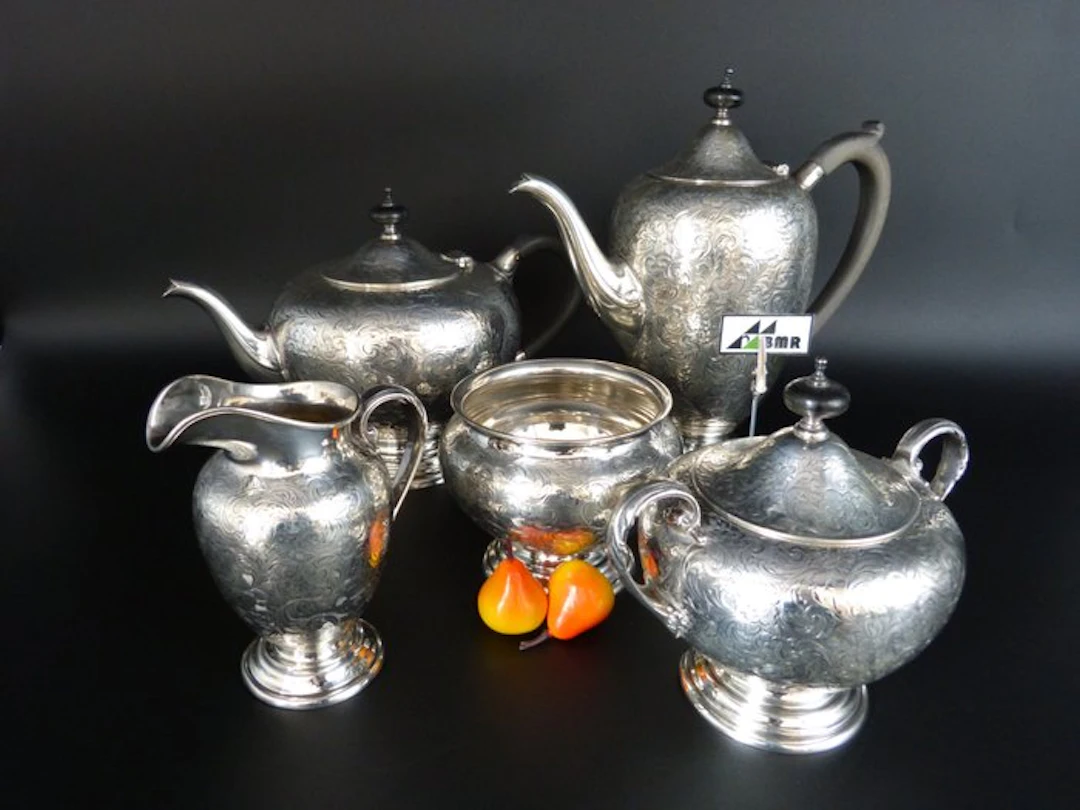 BIRKS - Coffee and tea service (5) - .925 silver