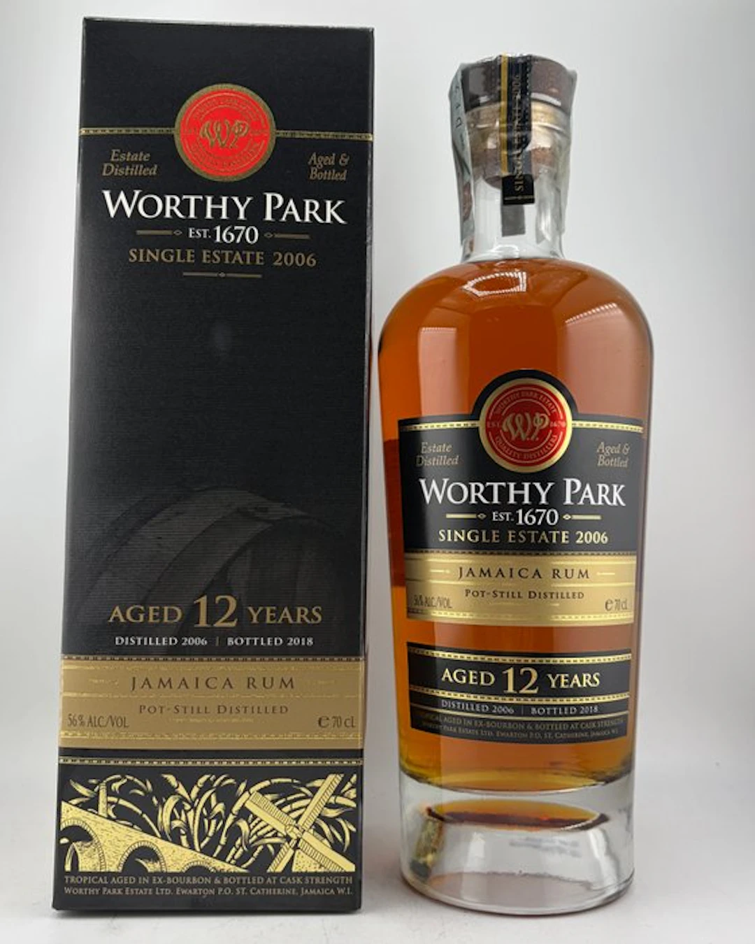 Worthy Park 2006 12 years old - Single Estate - b. 2018 - 70cl