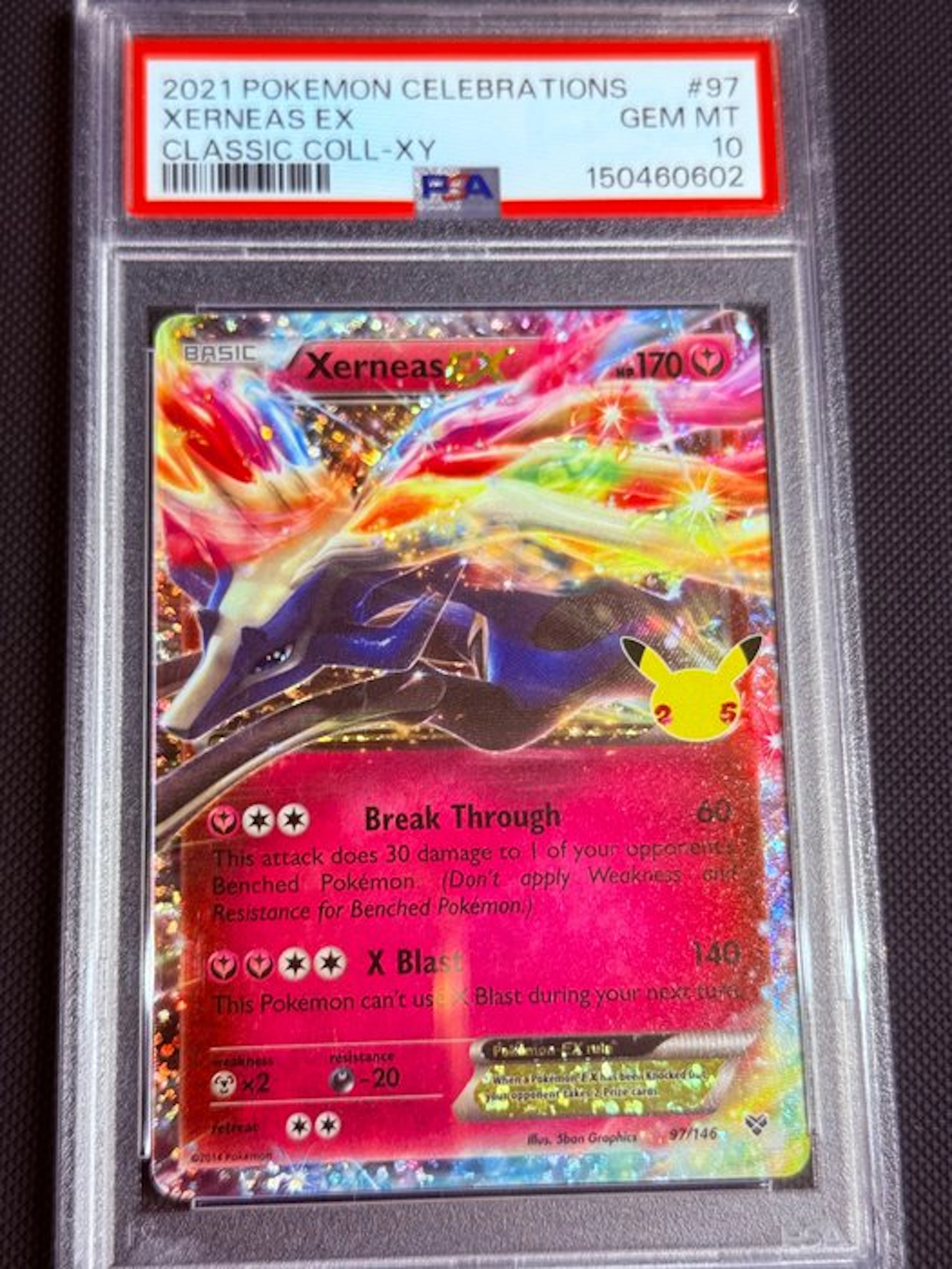 Pokémon - 1 Graded card - Xerneas 97/146 Foil, Limited edition - PSA 10 - EX