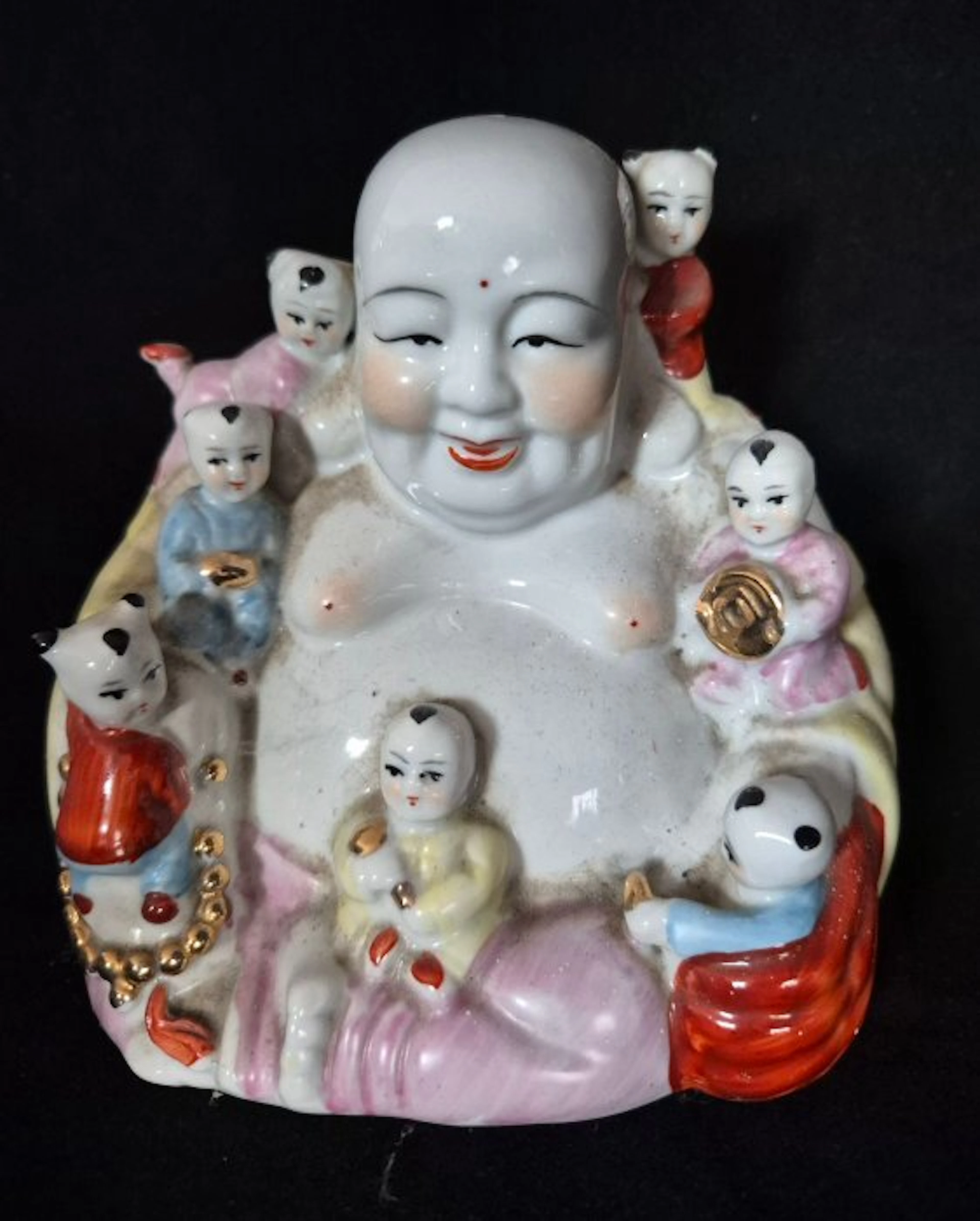 Vase - Porcelain - Hotei - Budai