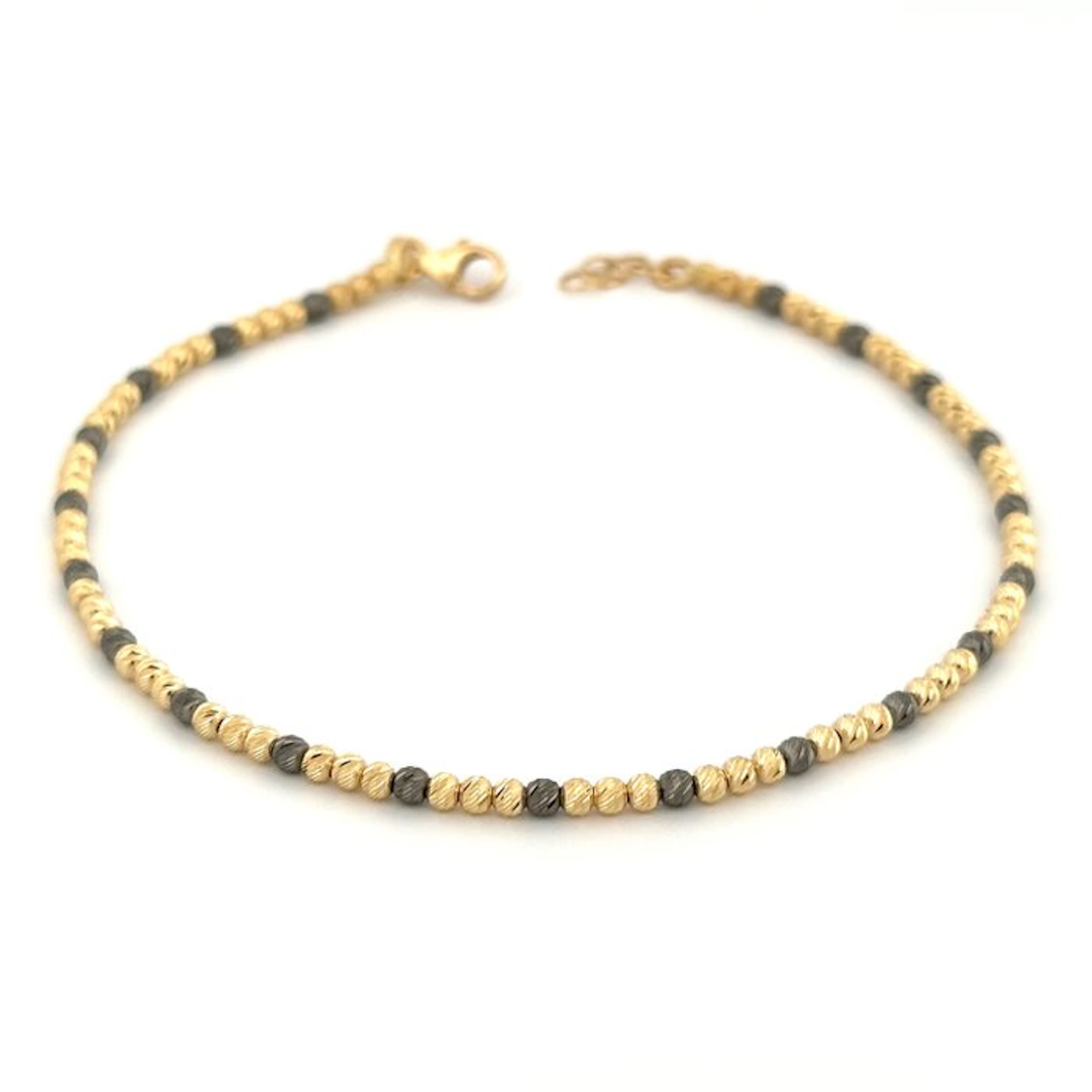 Bracelet - 18 kt. Yellow gold, Black Gold - Gold Art
