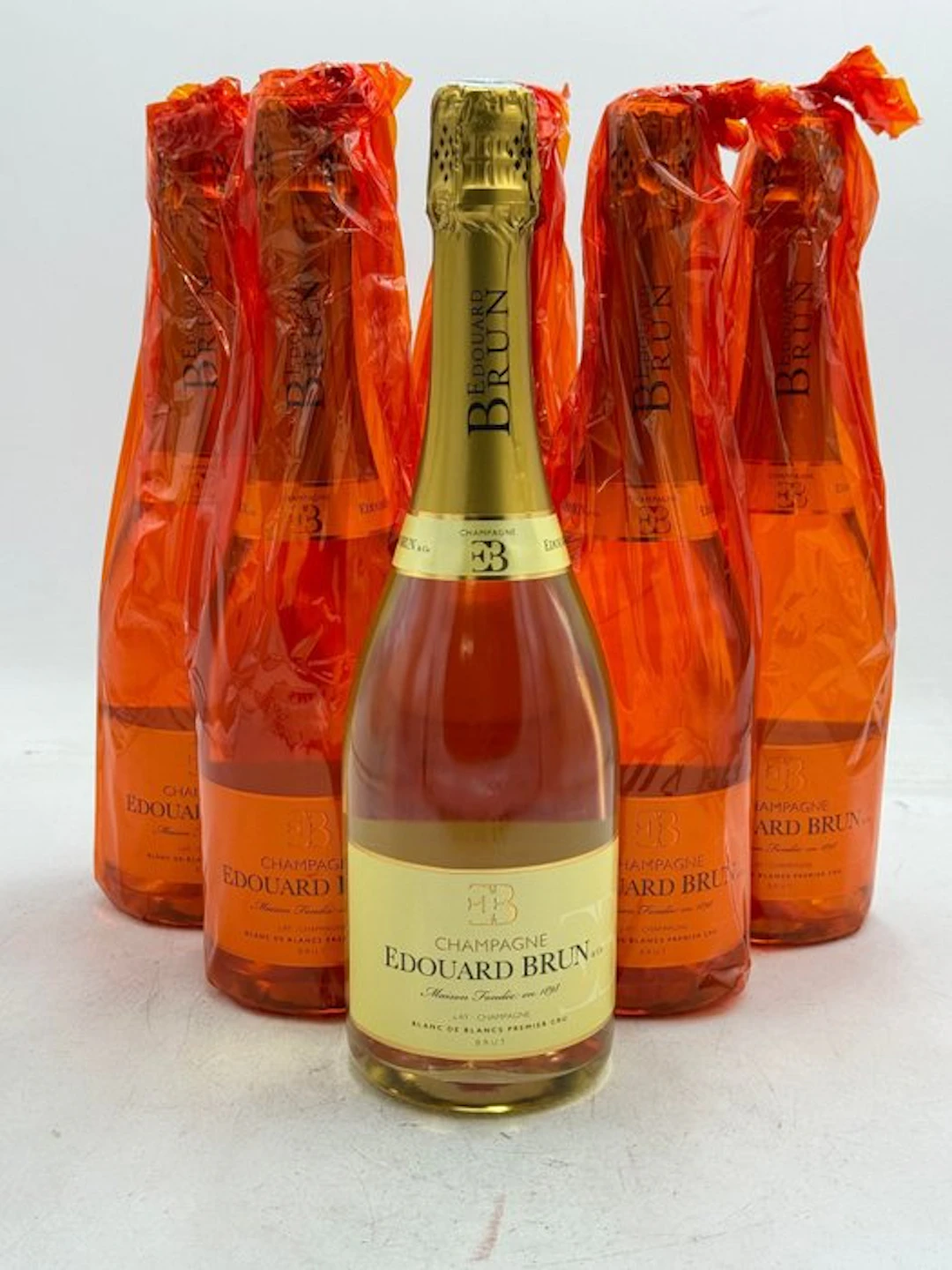 Edouard Brun, Premier Cru - Champagne Blanc de Blancs - 6 Bottles (0.75L)