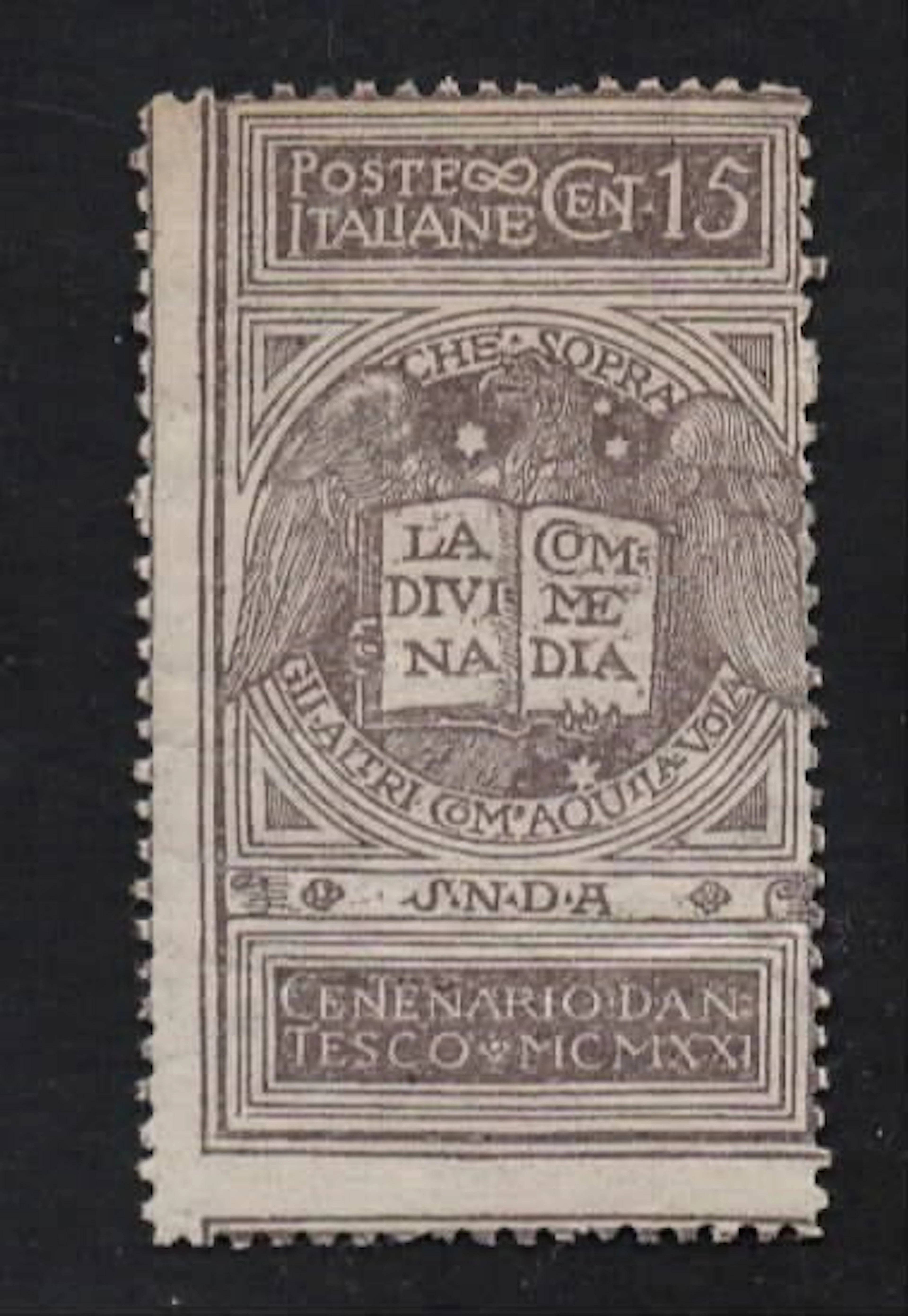 Italy Kingdom 1921 - Dante