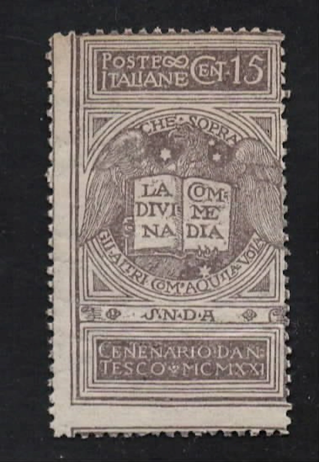 Italy Kingdom 1921 - Dante