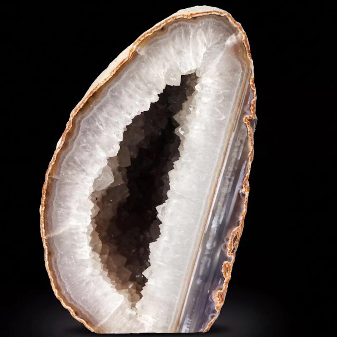 Crystal Quartz Agate - 23x14x18 cm - Geode- 5.9 kg