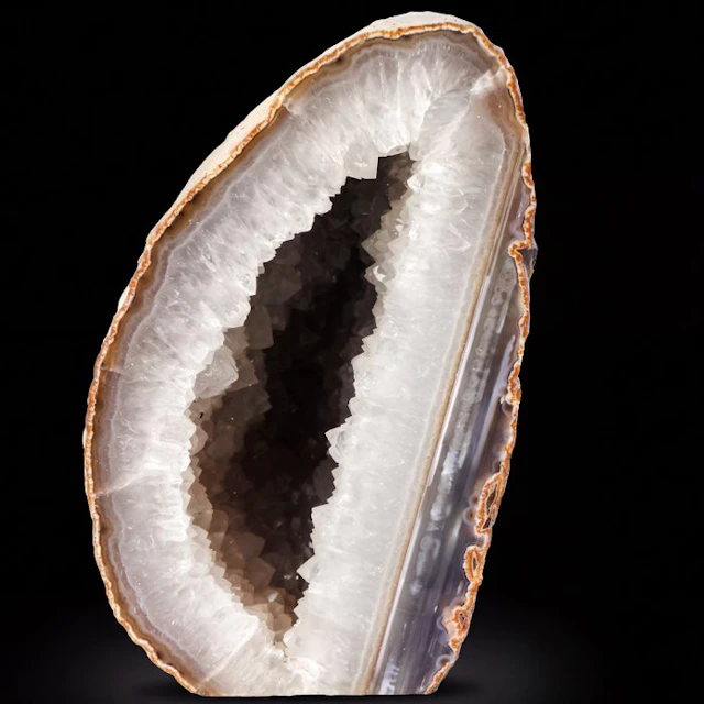 Crystal Quartz Agate - 23x14x18 cm - Geode- 5.9 kg