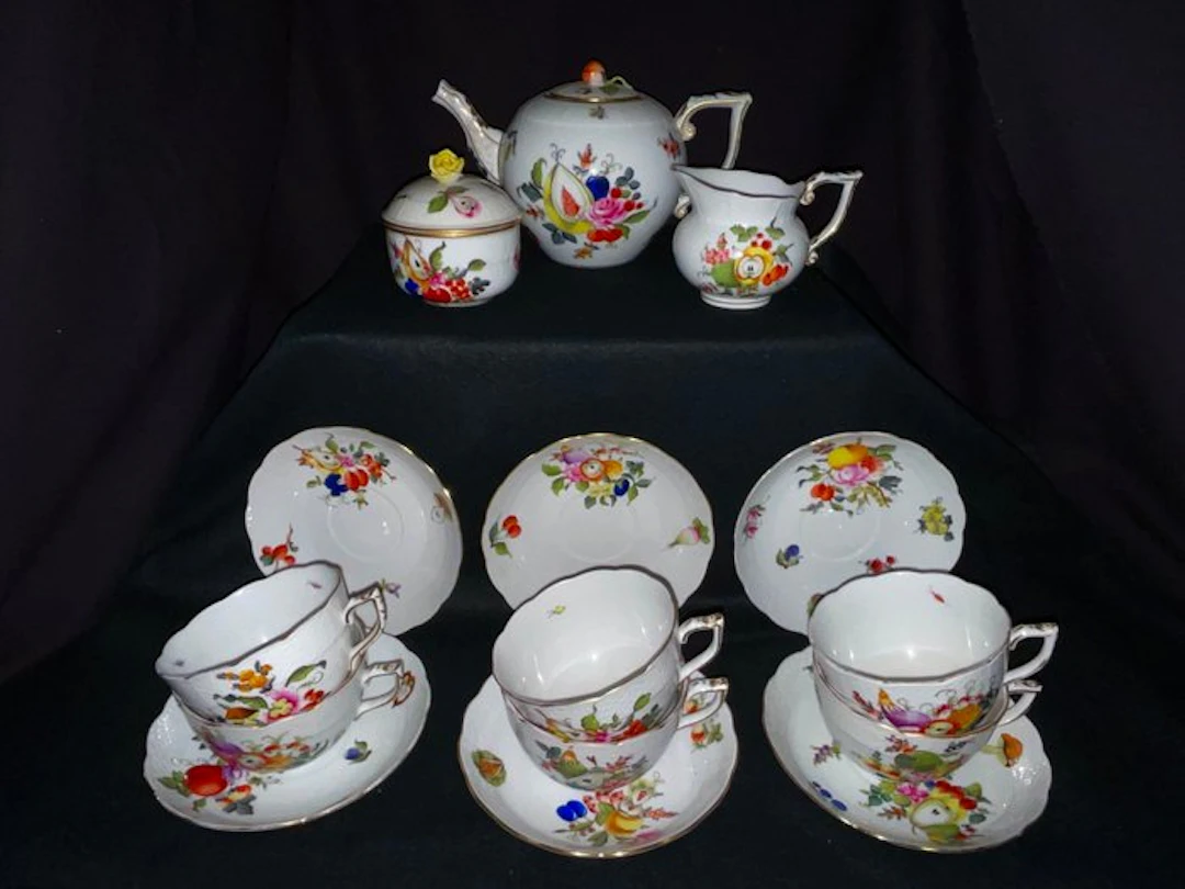 Tea service (15) - Bone china