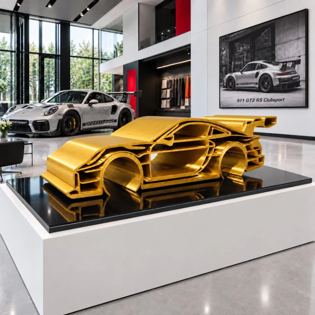 Porsche GT2 RS Clubsport "Gold Serie" - 1/12 Scale - XXL...