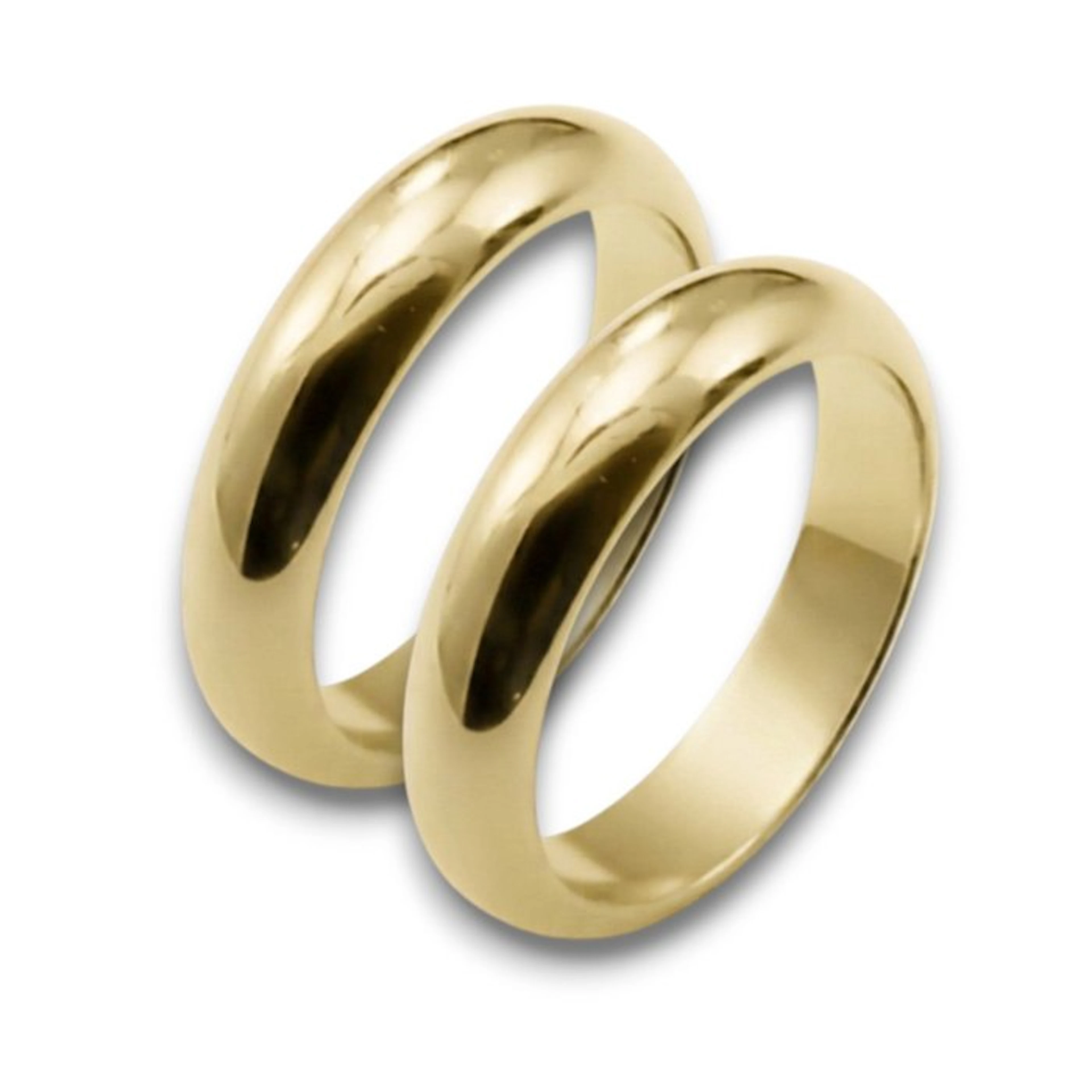 Wedding ring - 18 kt. Yellow gold - Pair of wedding bands 20.6 g
