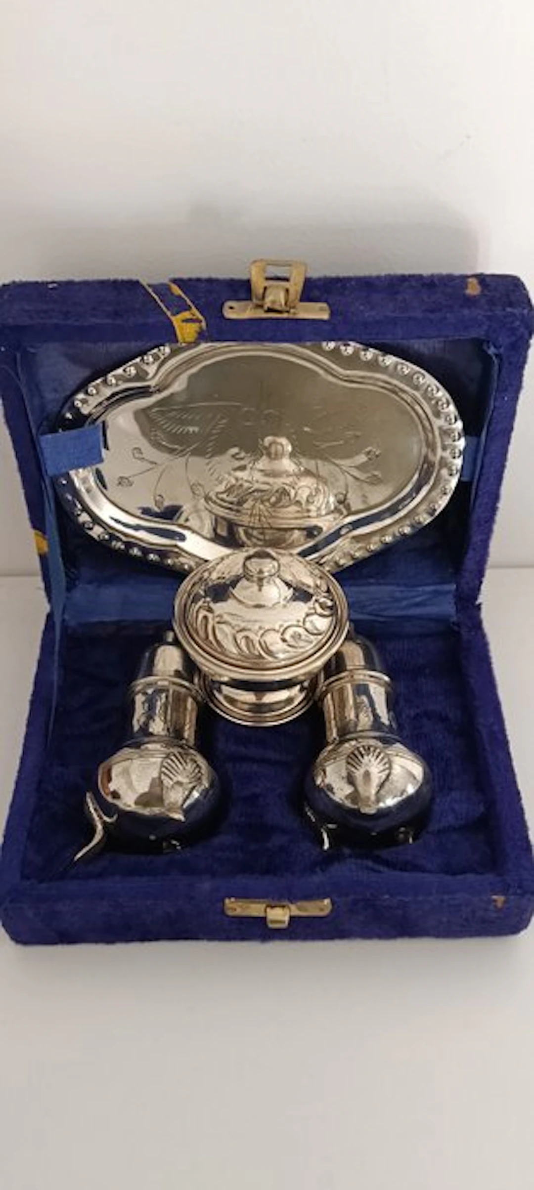 Salt and pepper shakers (5) - .925 silver