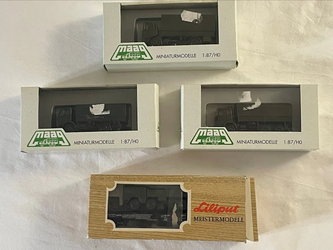 Maag - Liliput 1:87 - Model military vehicle (4) - Camion...