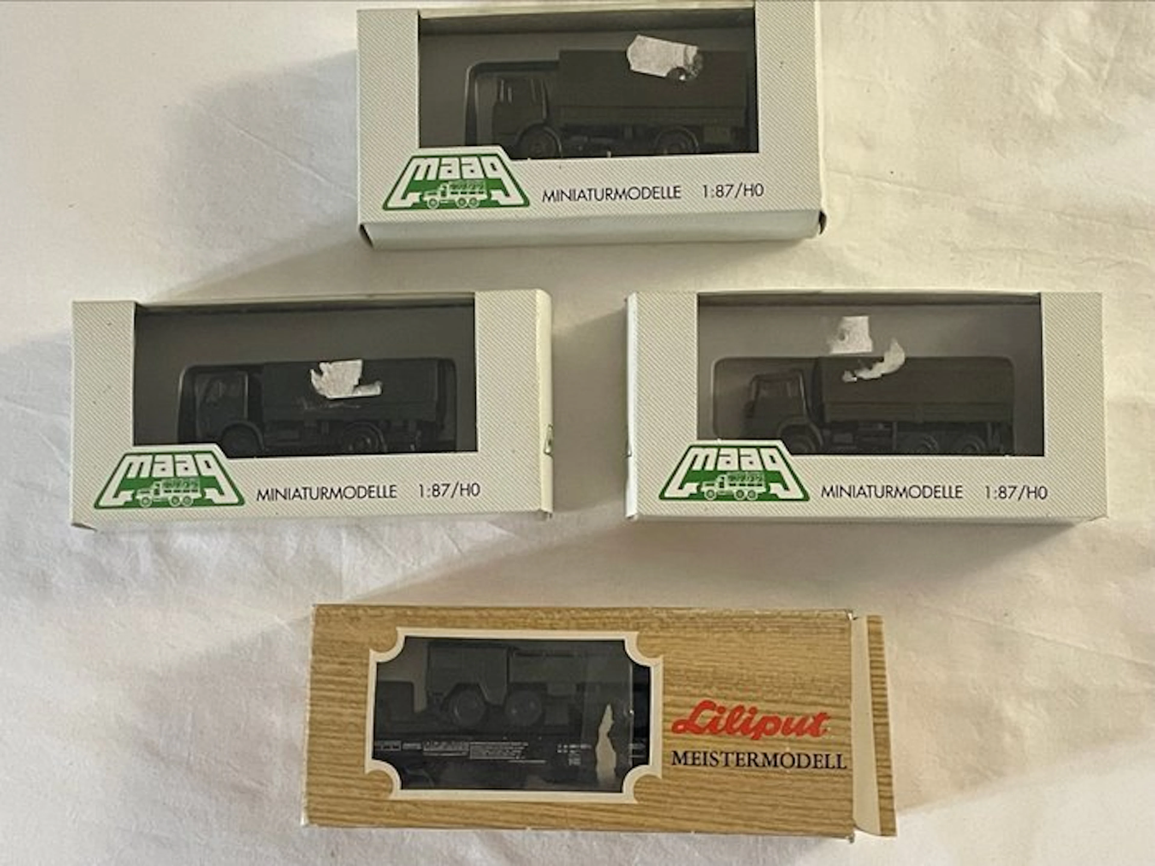 Maag - Liliput 1:87 - Model military vehicle (4) - Camion...