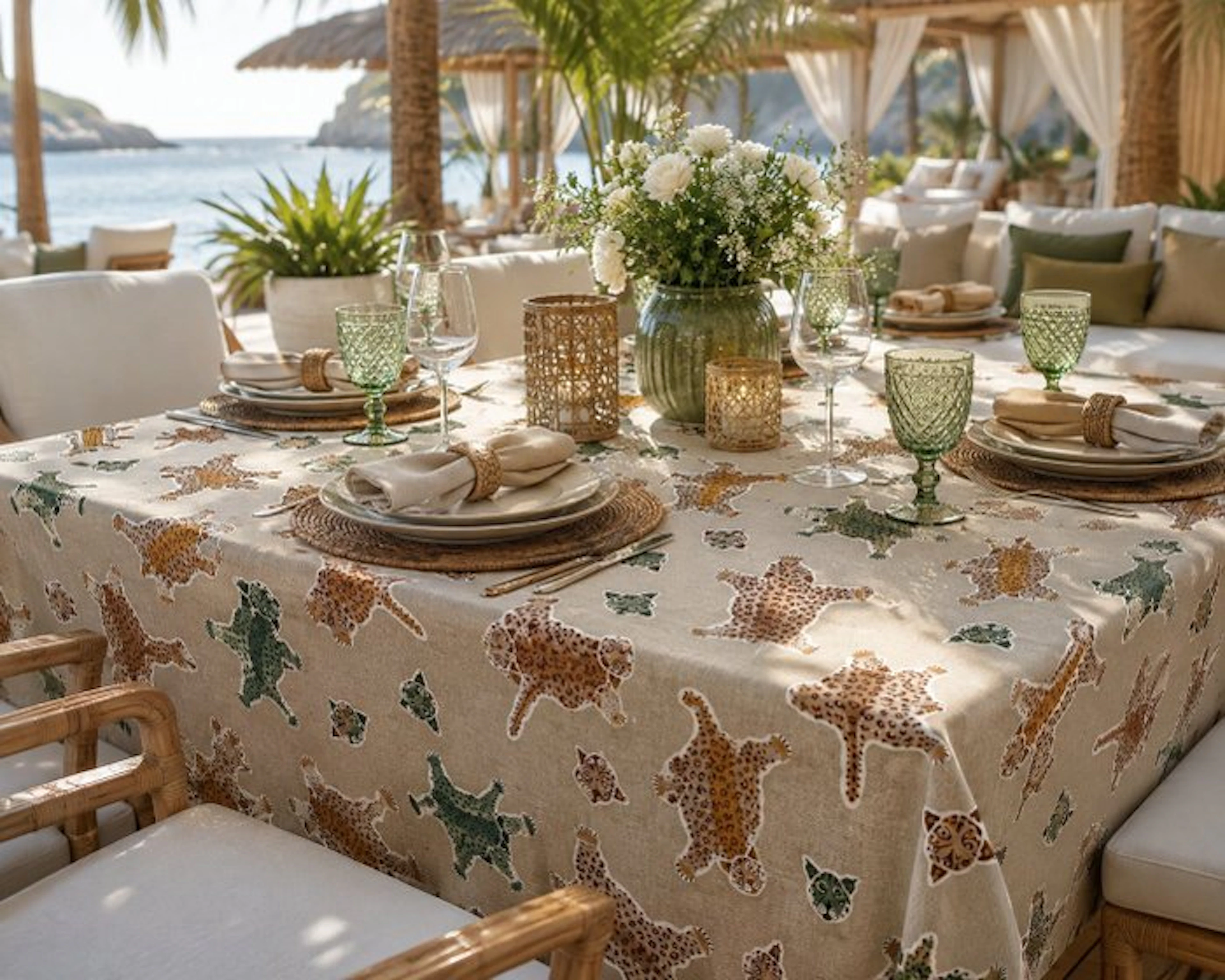 Safari Chic - Tablecloth - 320 cm - 130 cm