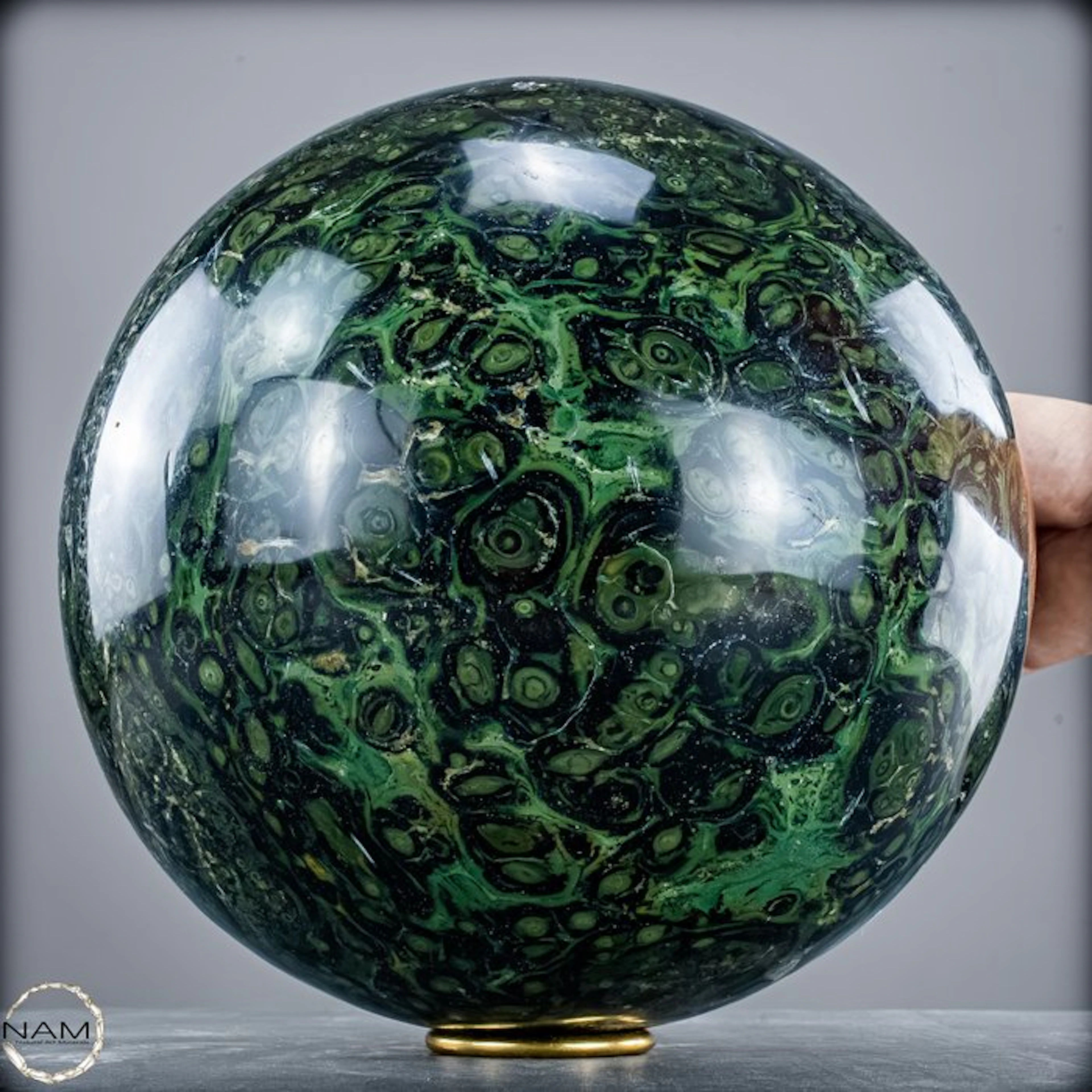 Ancient wisdom in form – Natural Kambaba sphere of rarer quality- 28122.41 g