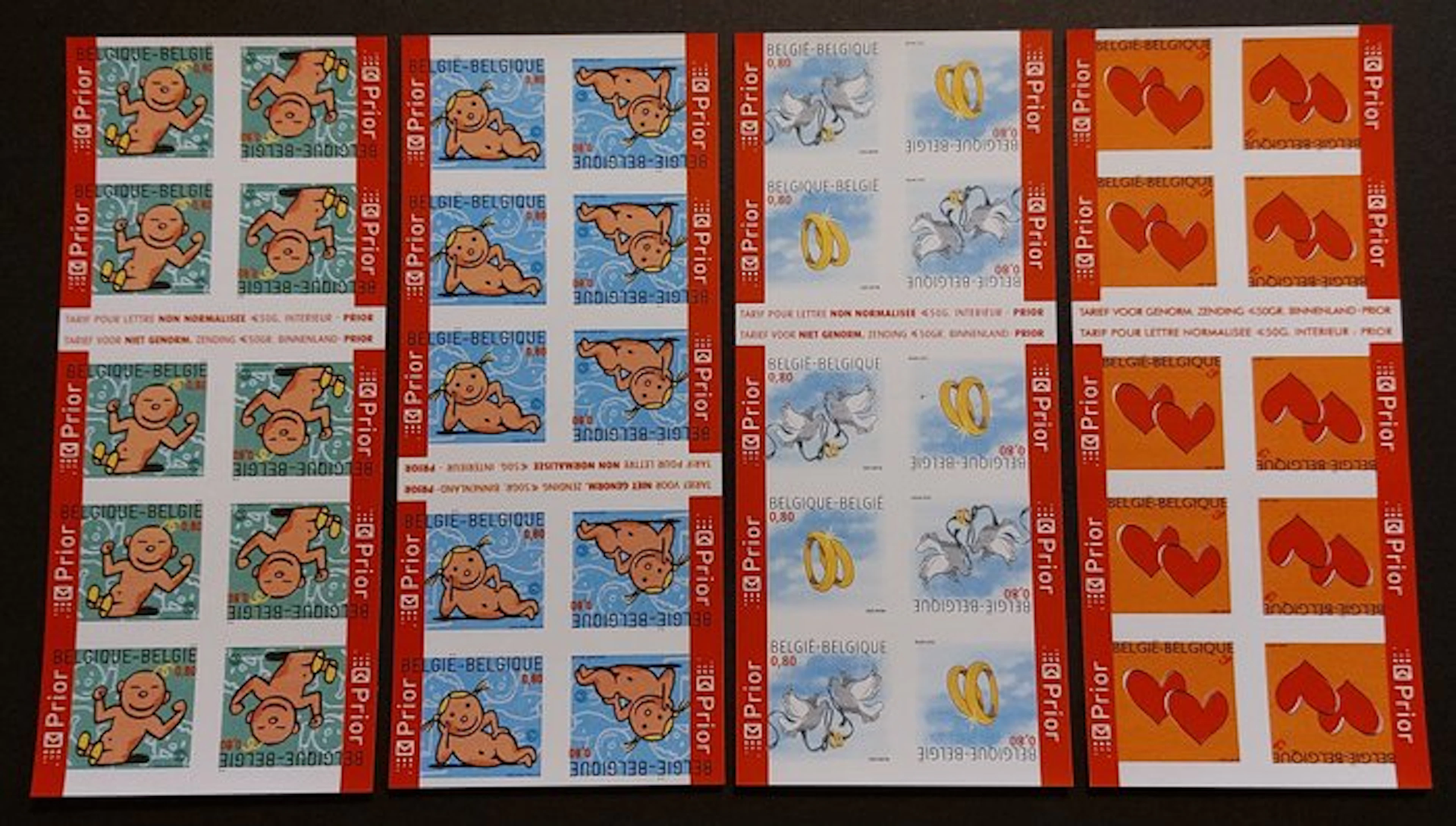 Belgium 2005 - Toothless booklets - obp B50/53