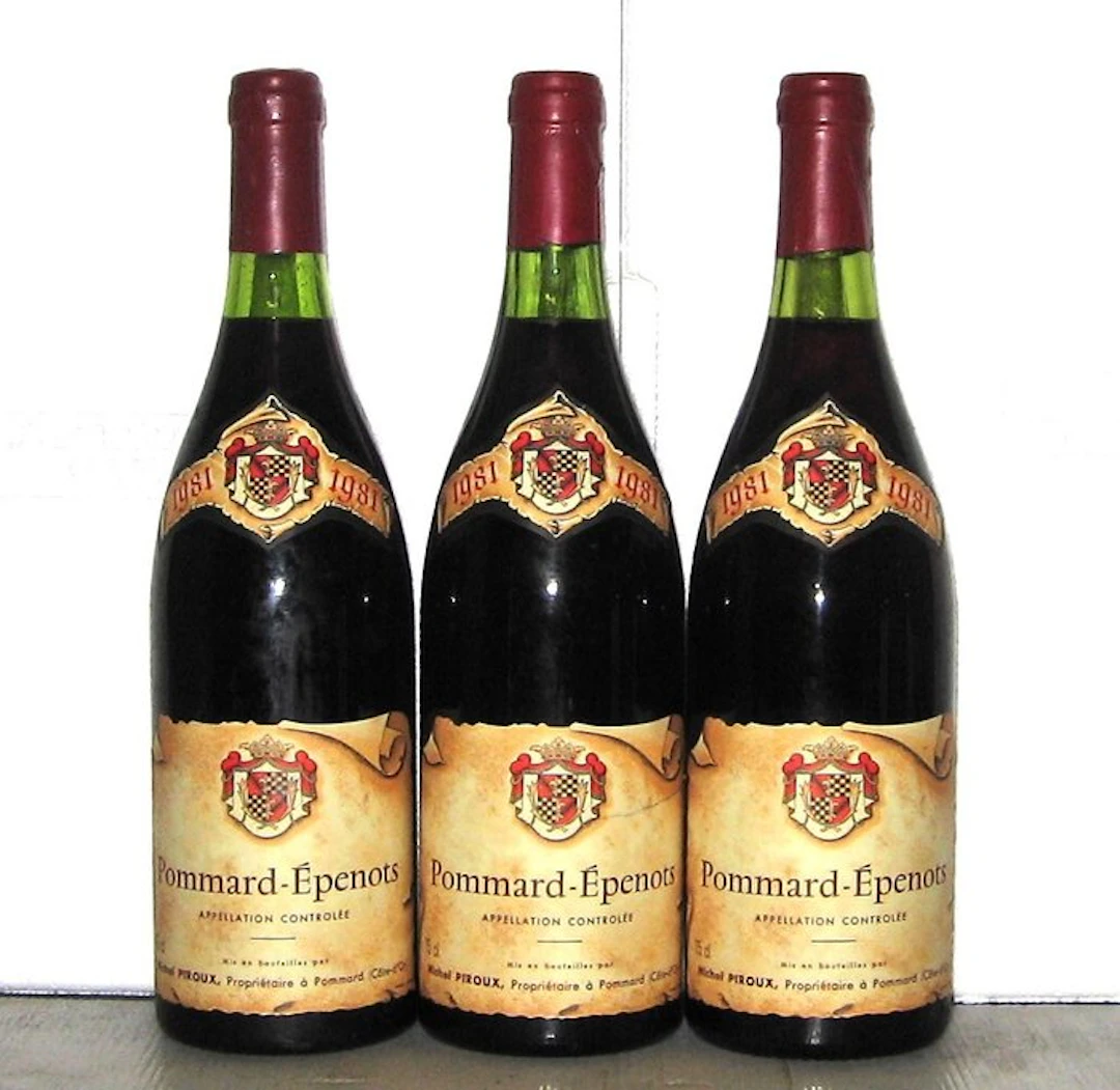 1981 Michel Piroux "Epenots" - Pommard 1er Cru - 3 Bottles (0.75L)