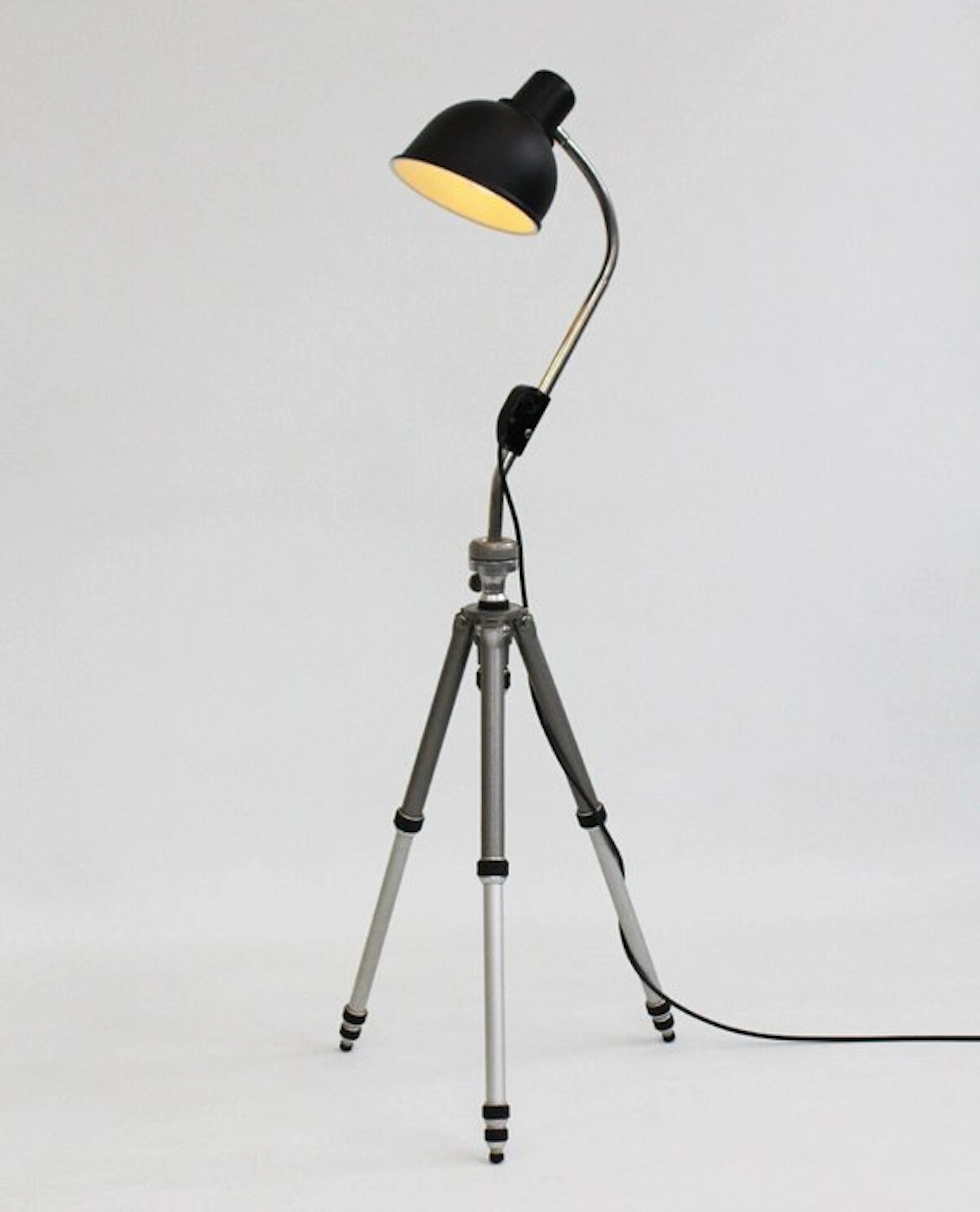 Helion Arnstadt / Gitzo - Tripod floor lamp - Tripod light - Aluminium