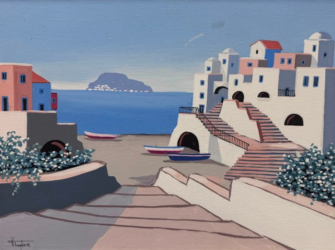 Vincenzo Pugliese (XX) - Case Mediterranee