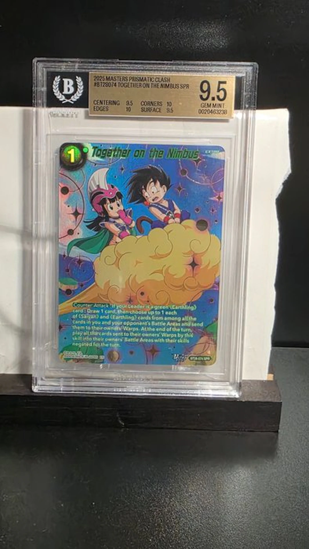 Dragon Ball Super Card Game - 1 Graded card - Dragon Ball - Goku B270074 Foil