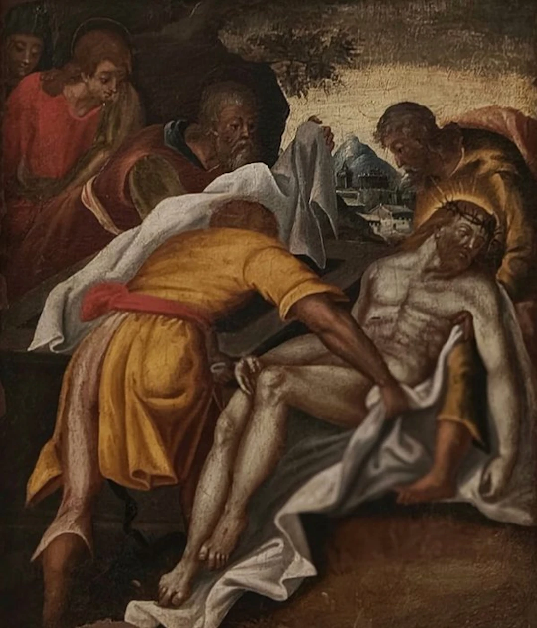 Scuola bresciana (XVI) - Deposizione di Cristo