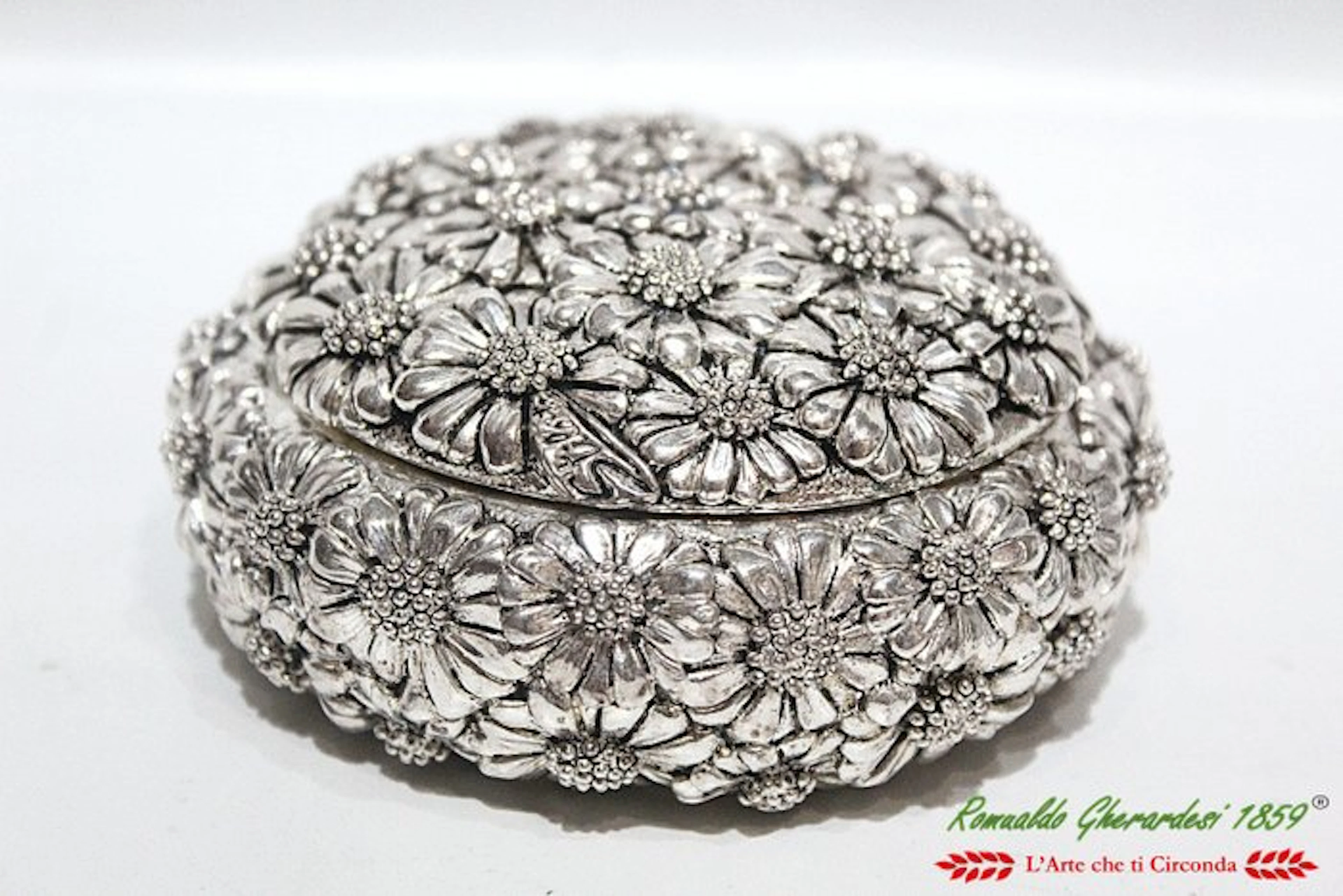 Sovrani Argenti Scrigno Margherite in lastra argento - Box - .800 silver