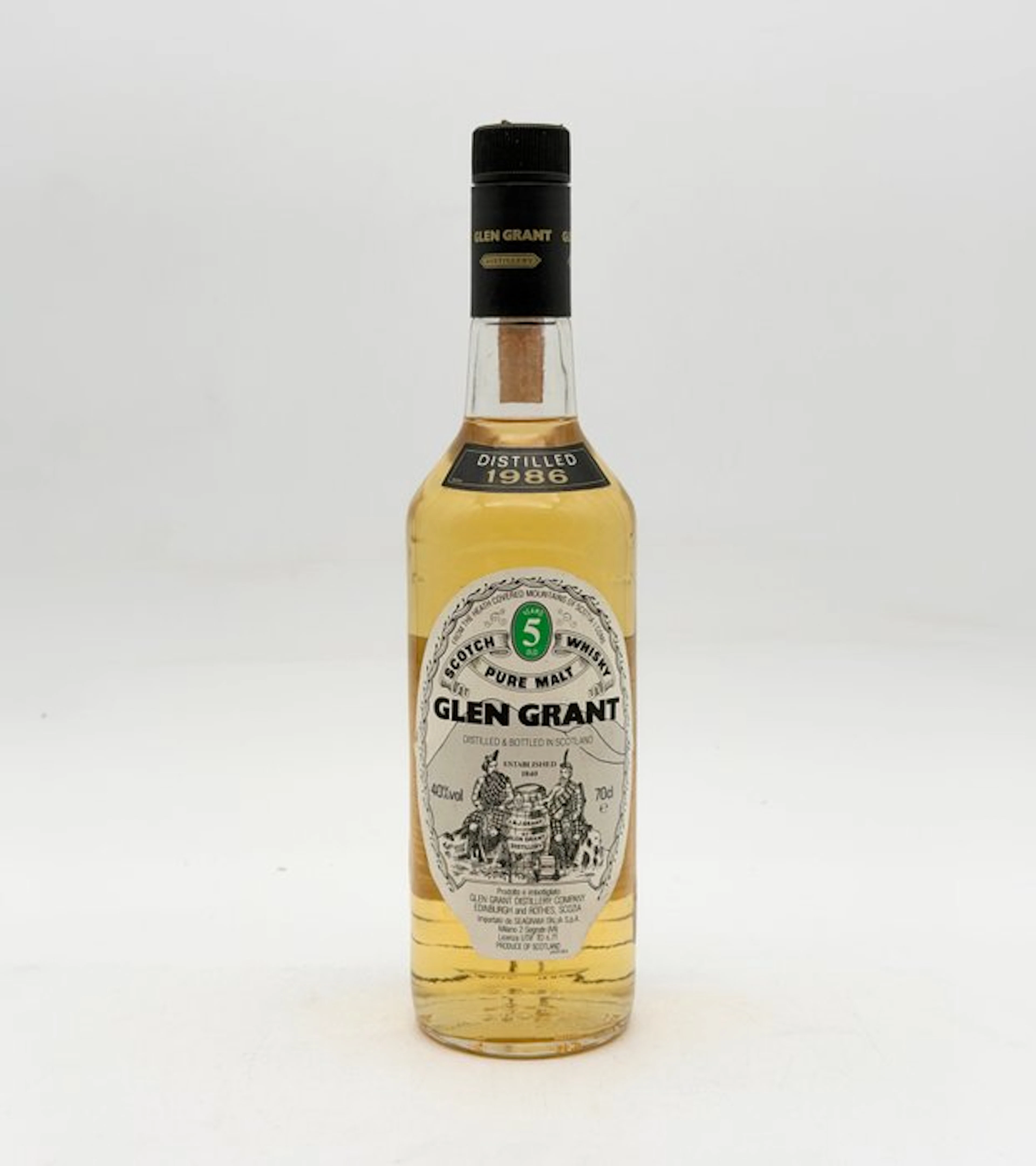 Glen Grant 1986 5 years old - b. 1990s - 70cl