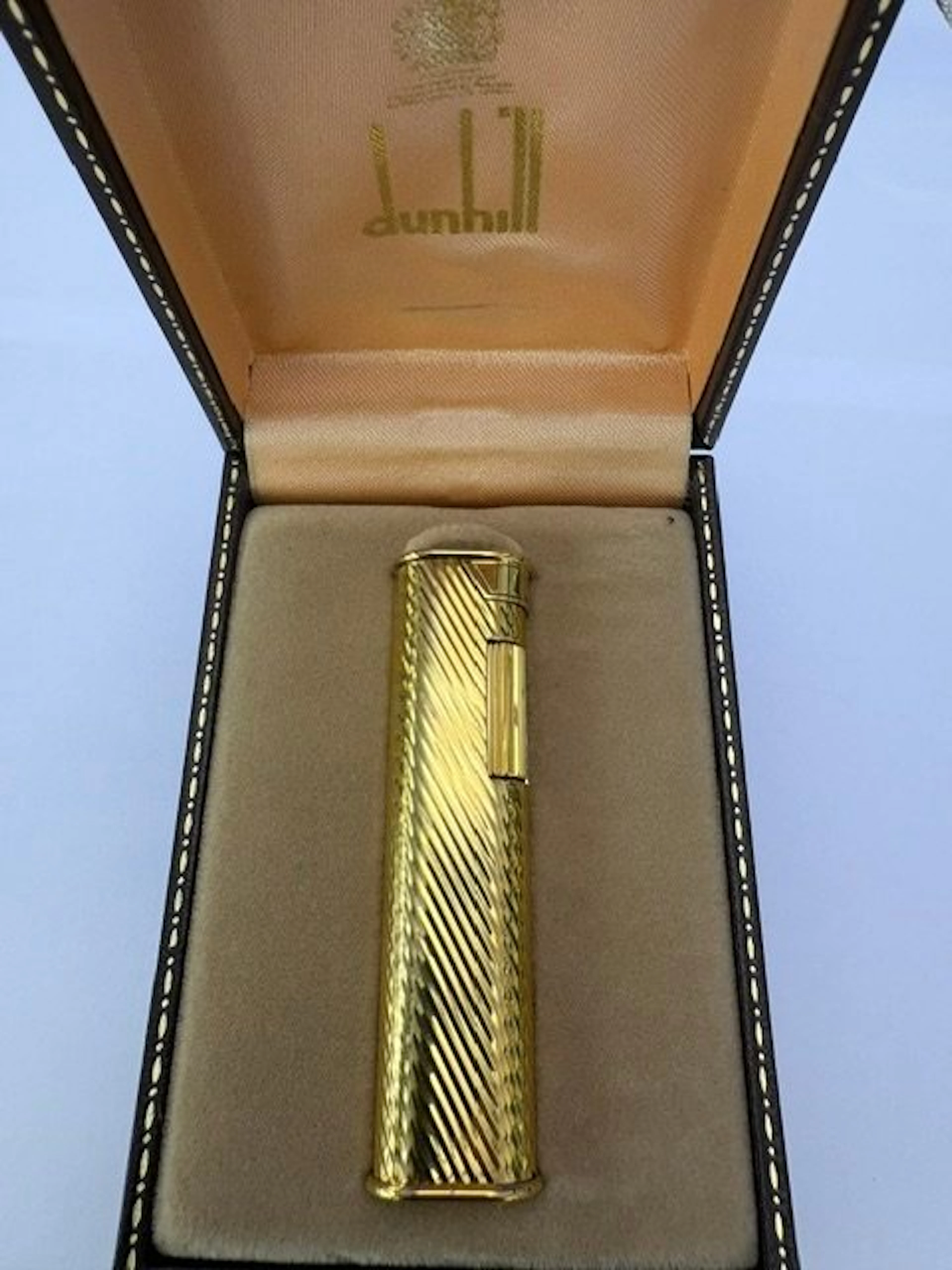 Dunhill - Slimline - Lighter - Gold plated
