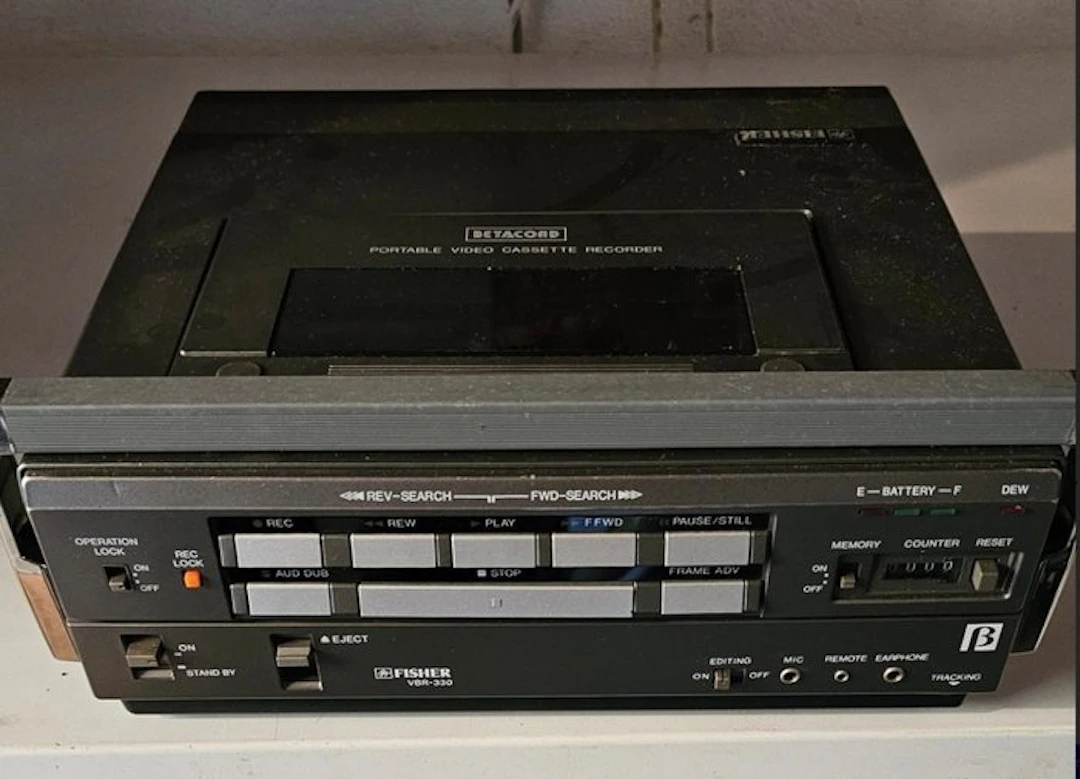 Fisher VBR930 - portatile Betamax - Betacord - Video recorder