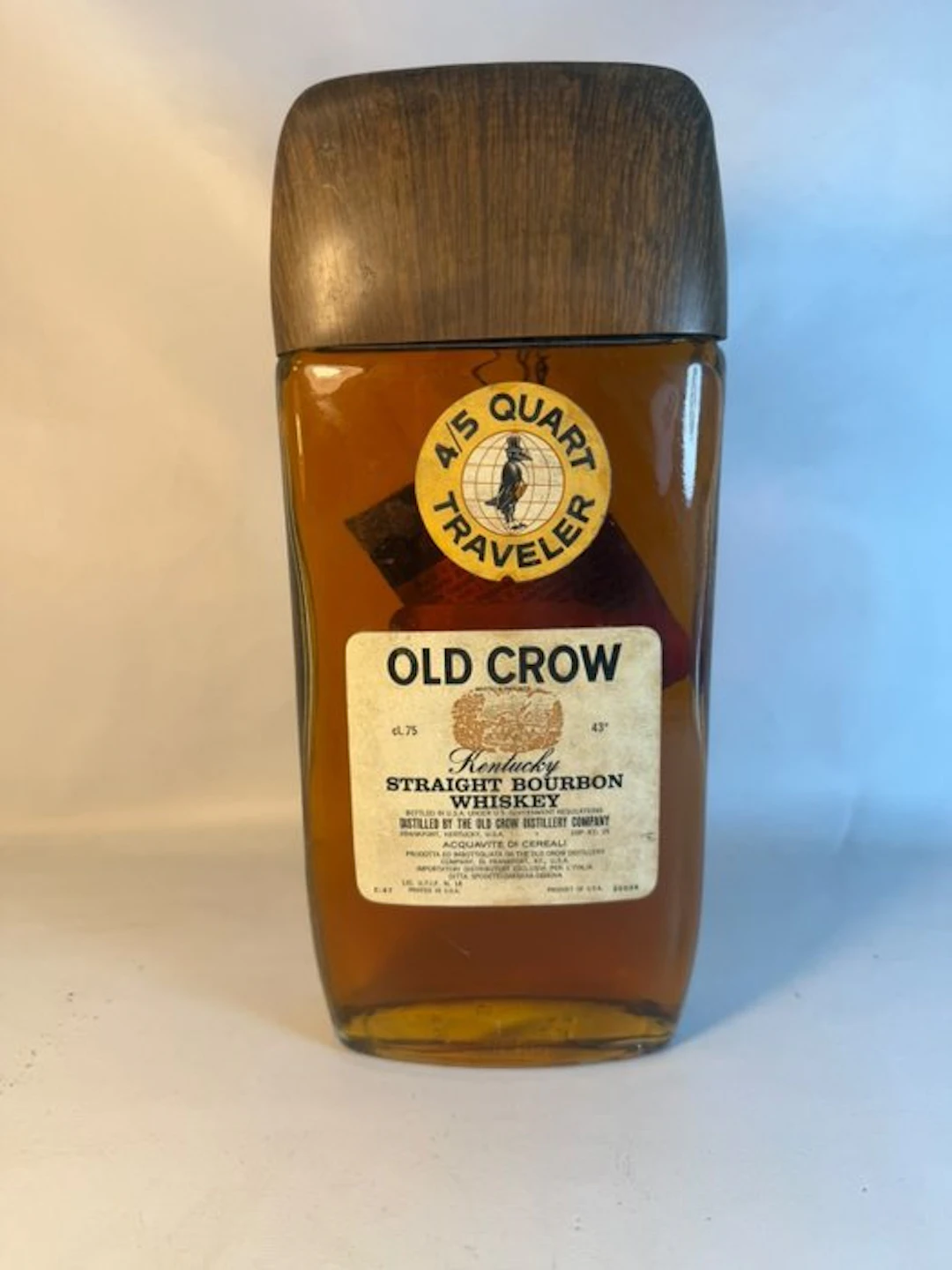 Old Crow - Traveler - 4/5 Quart - b. 1970s - 75.7cl