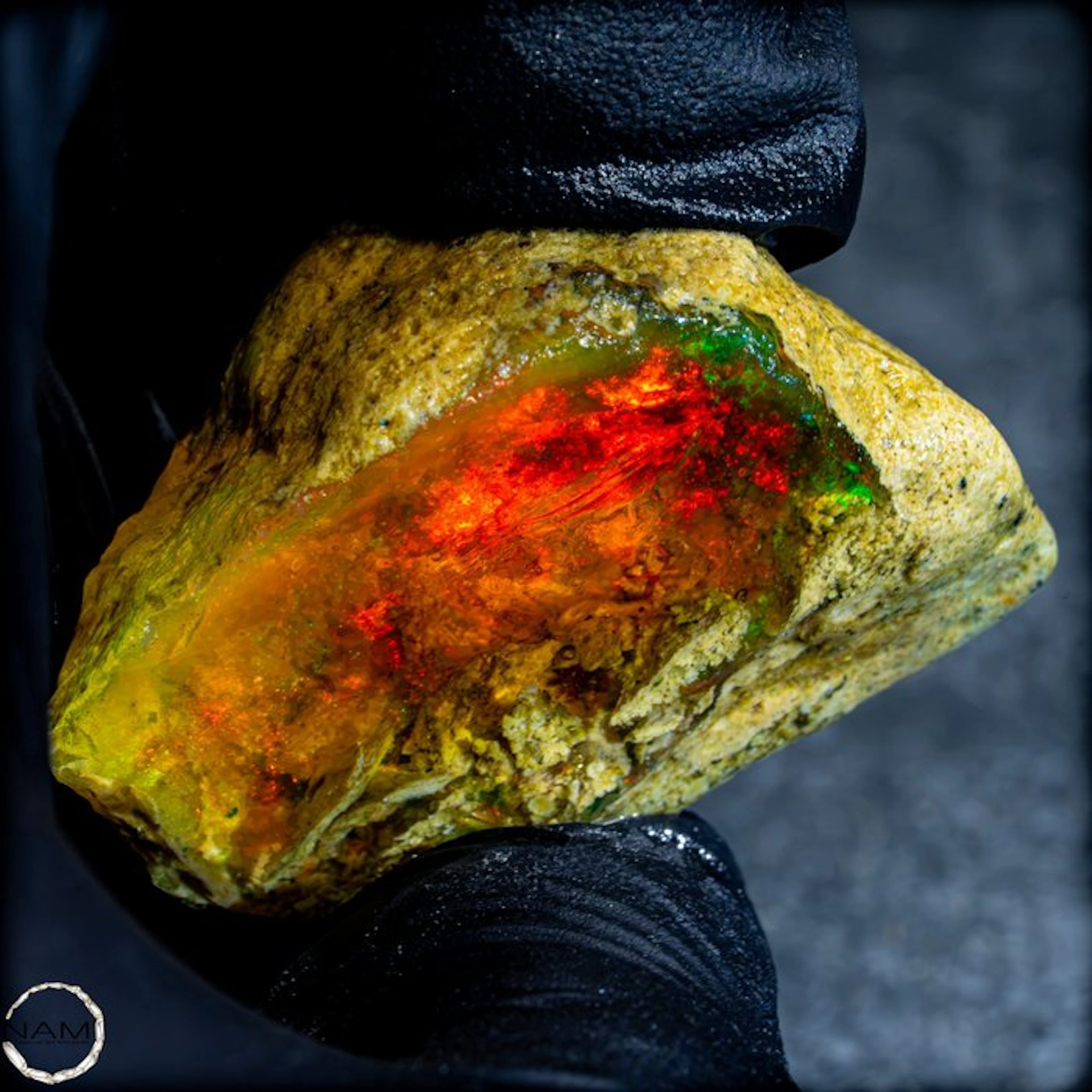 Crystal Opal – A Fireworks Display of Light and Color 90.25- 18.06 g