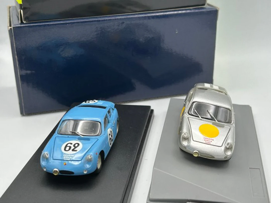 Pinko 1:43 - Model car (2) - Simca Abarth - Abarth Simca...