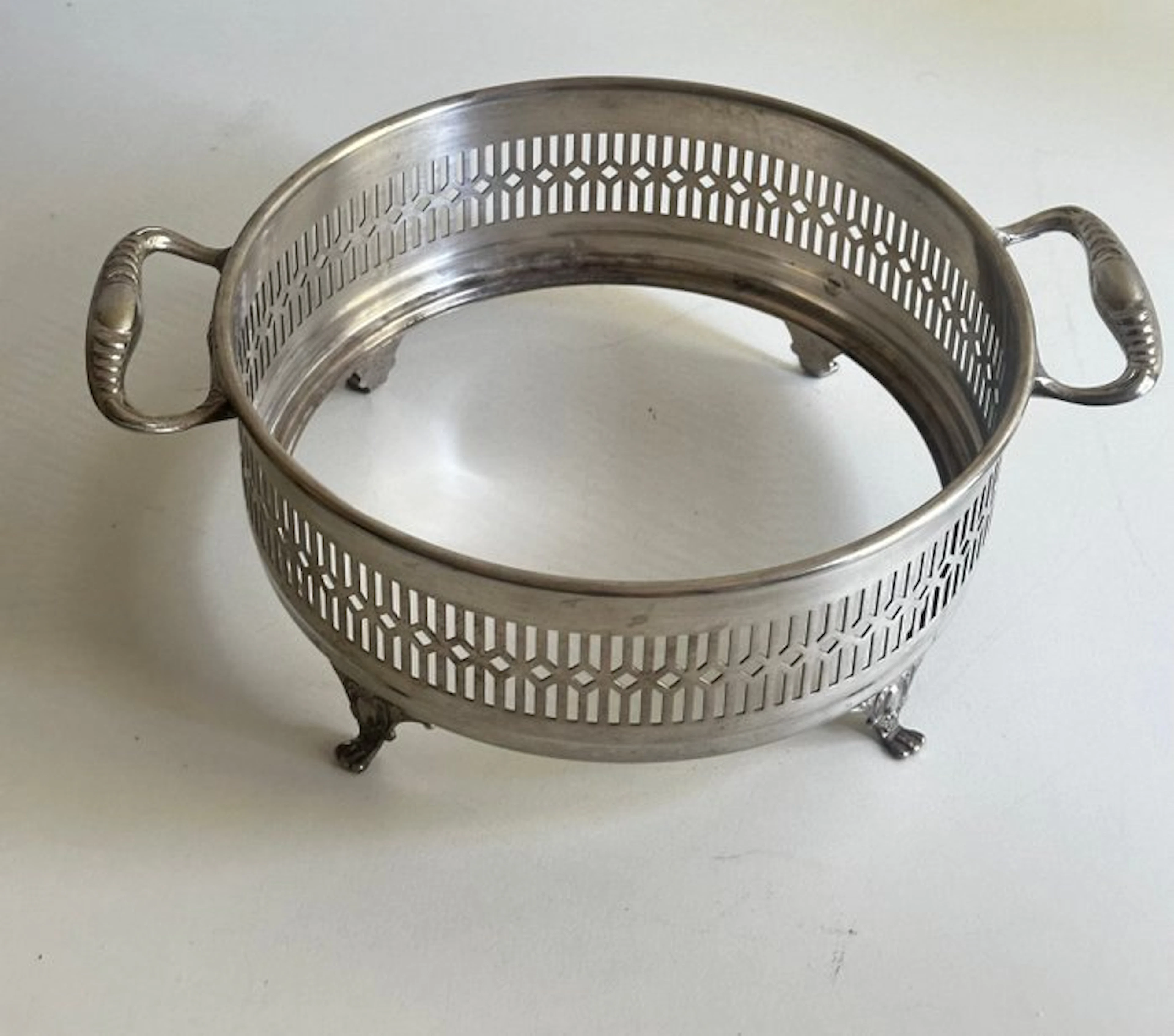 Serving dish - Silverplated - Serving Dish with Glass I