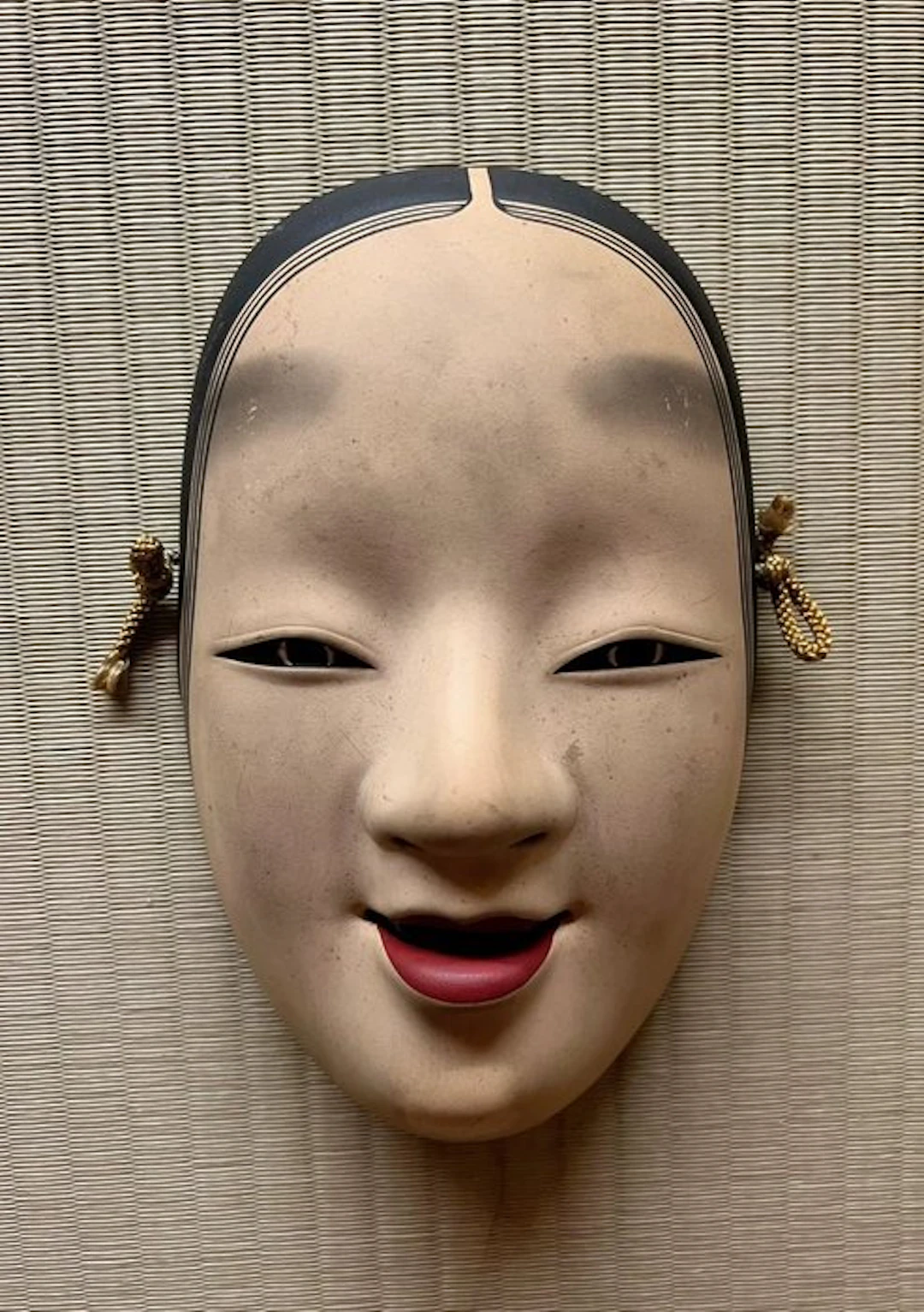 Mask - Japanese Noh mask, traditional Noh theater mask (No reserve price)