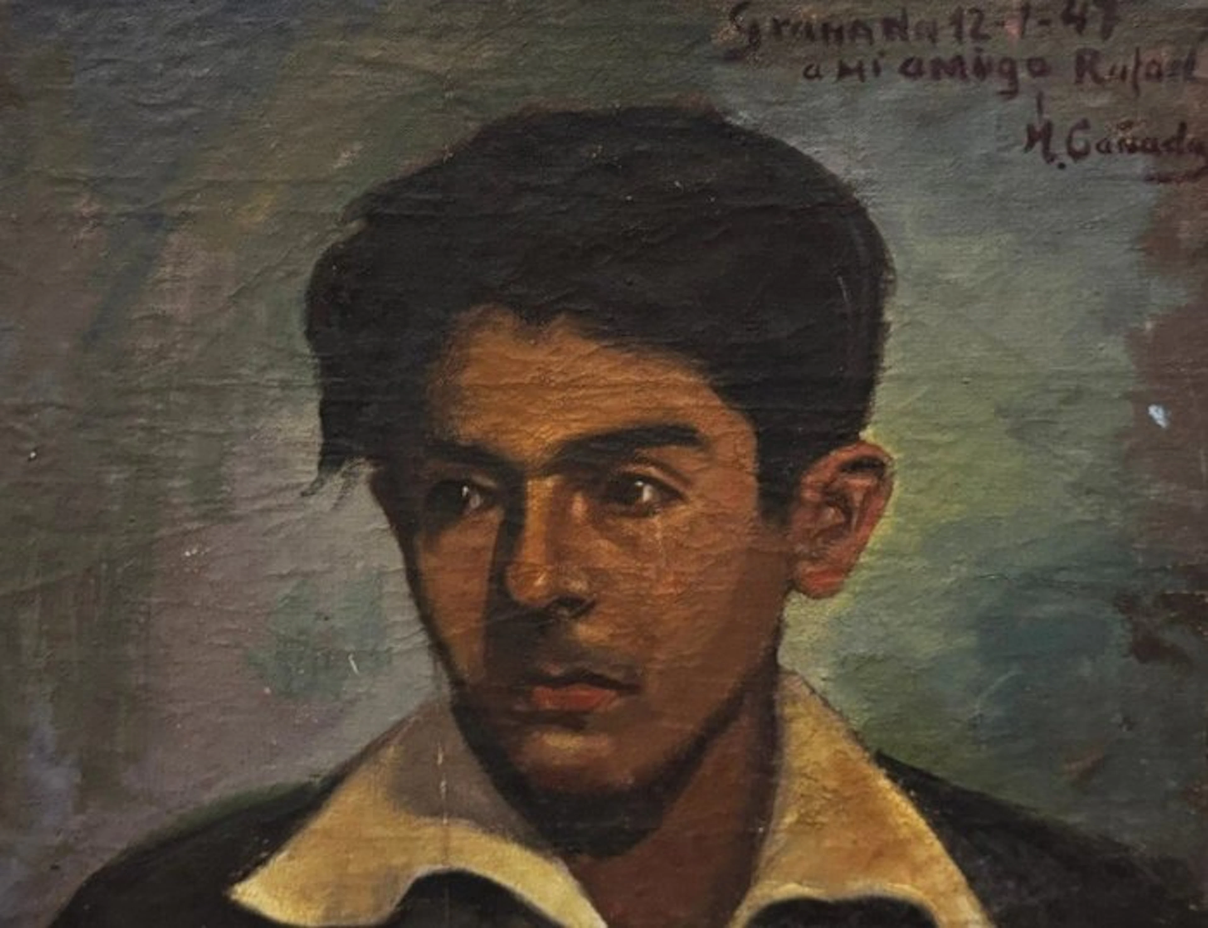 École Espagnole d'Après-Guerre (c. 1940) - "À mon ami Rafael"