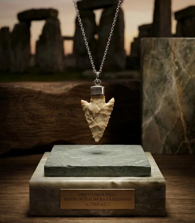 Neolithic (Teneré) Translucent flint-chalcedony. Arrow head (No reserve price)