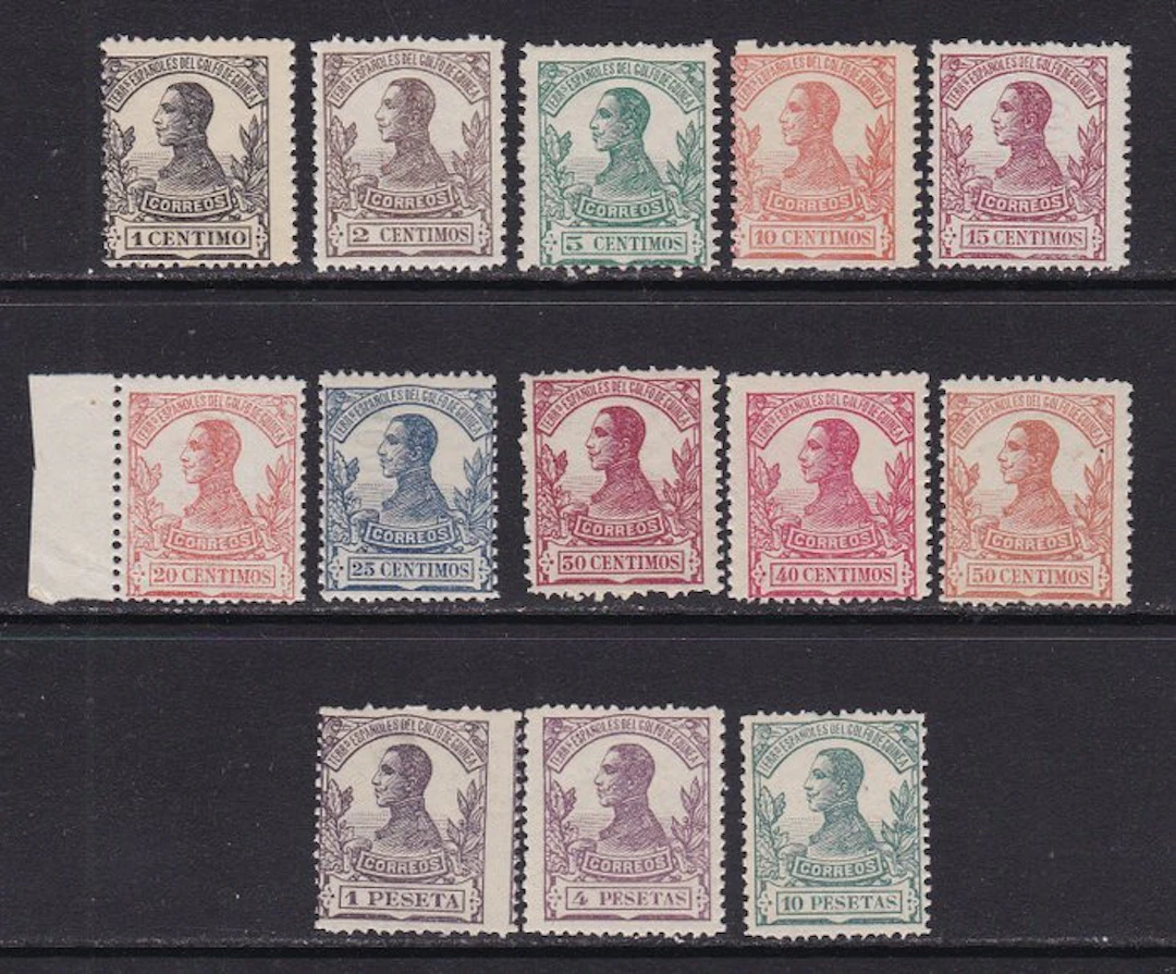 Spanish Guinea 1912 - Alfonso XIII - Guinea - Complete...