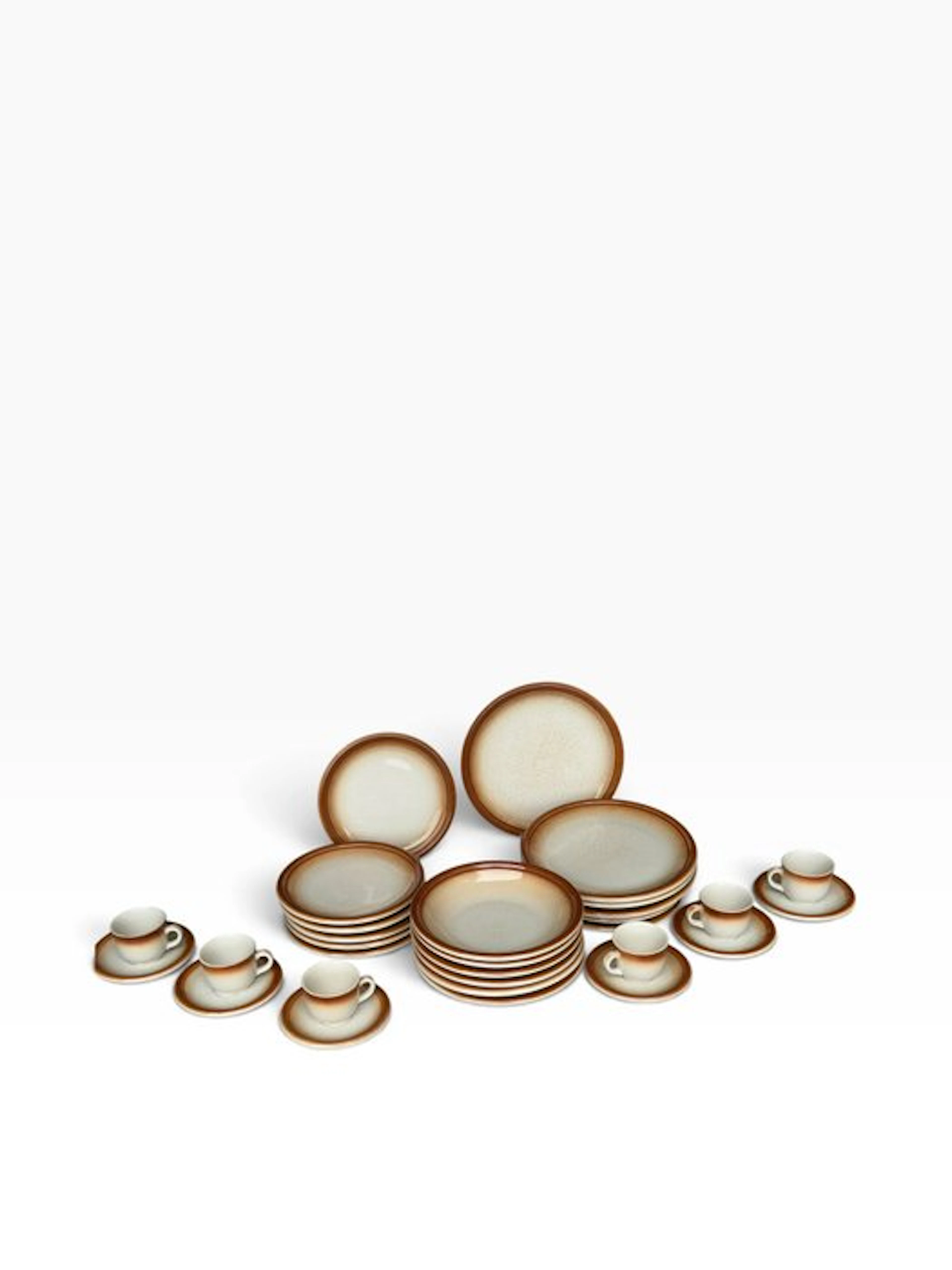 Richard Ginori - Table service for 6 (42) - Porcelain, Ceramic - the 1970s