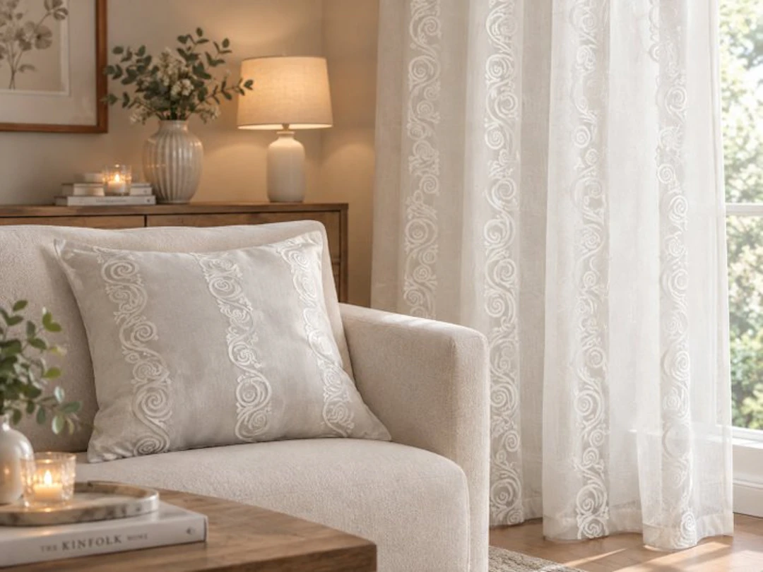 Elegant fabric suitable for any setting. - Textile - 490 cm - 300 cm