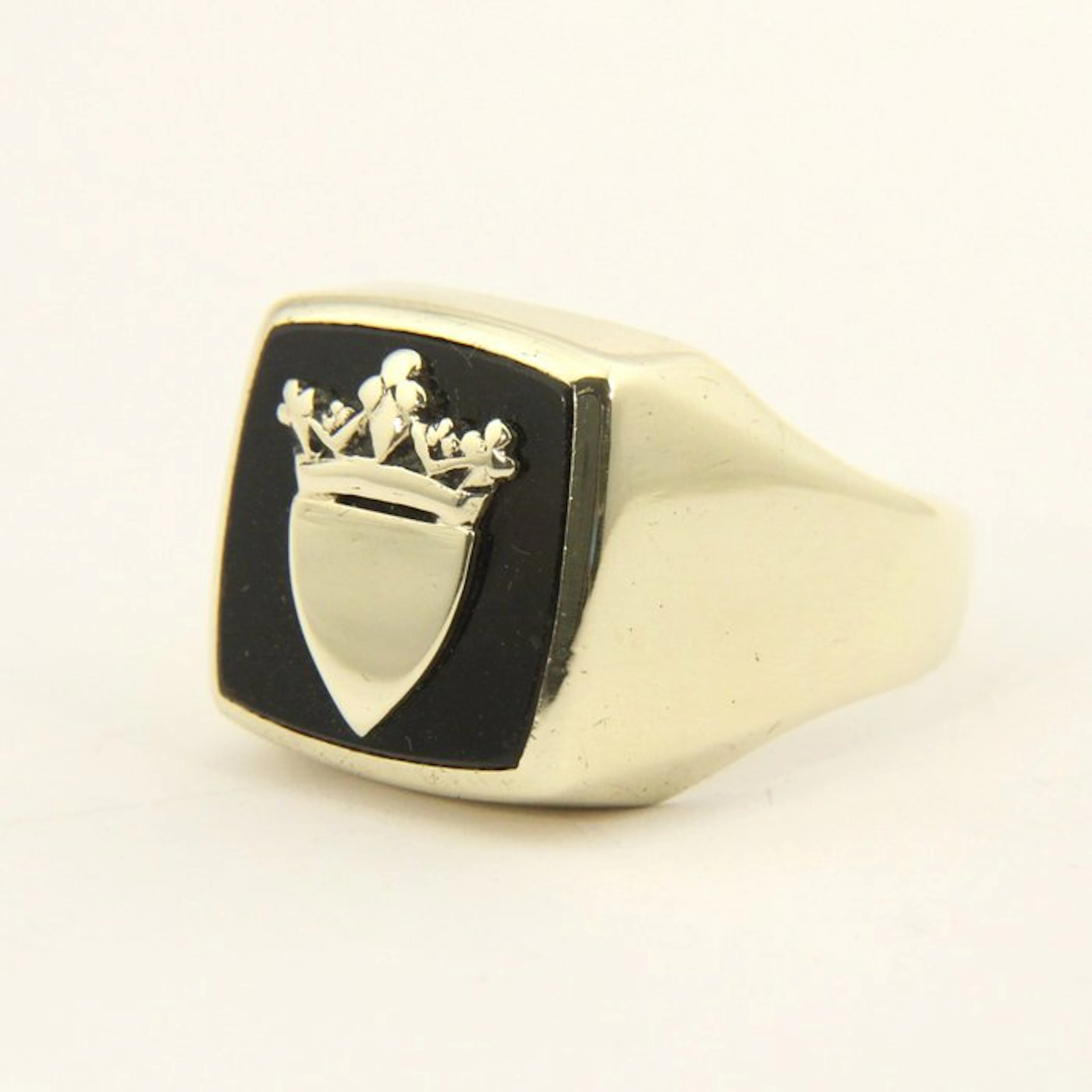 Handmade - Signet ring - MASSIEF/ZWAAR (10,75 gram) - Wapenring - 14 kt