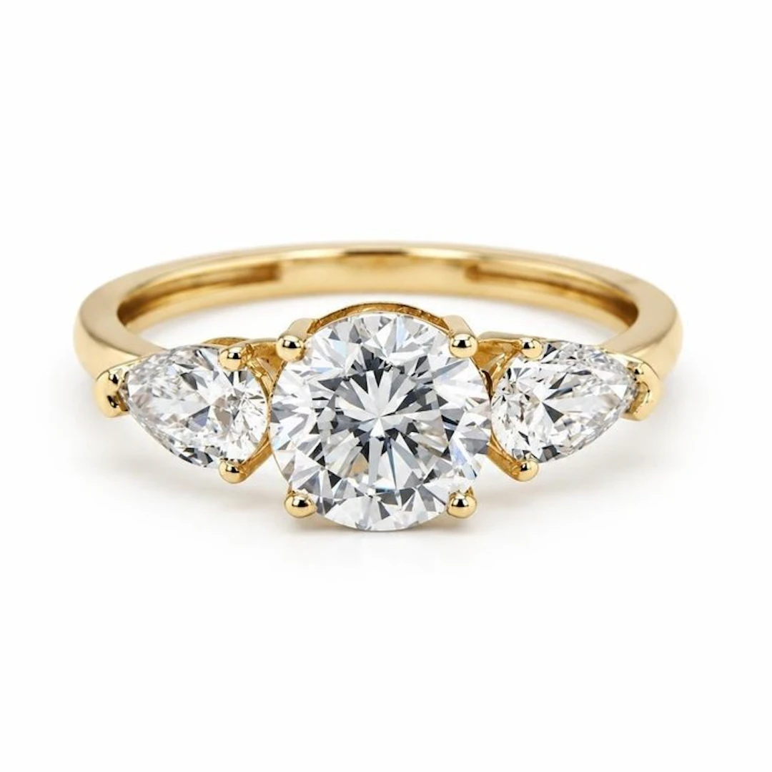 No reserve price - Ring - 14 kt