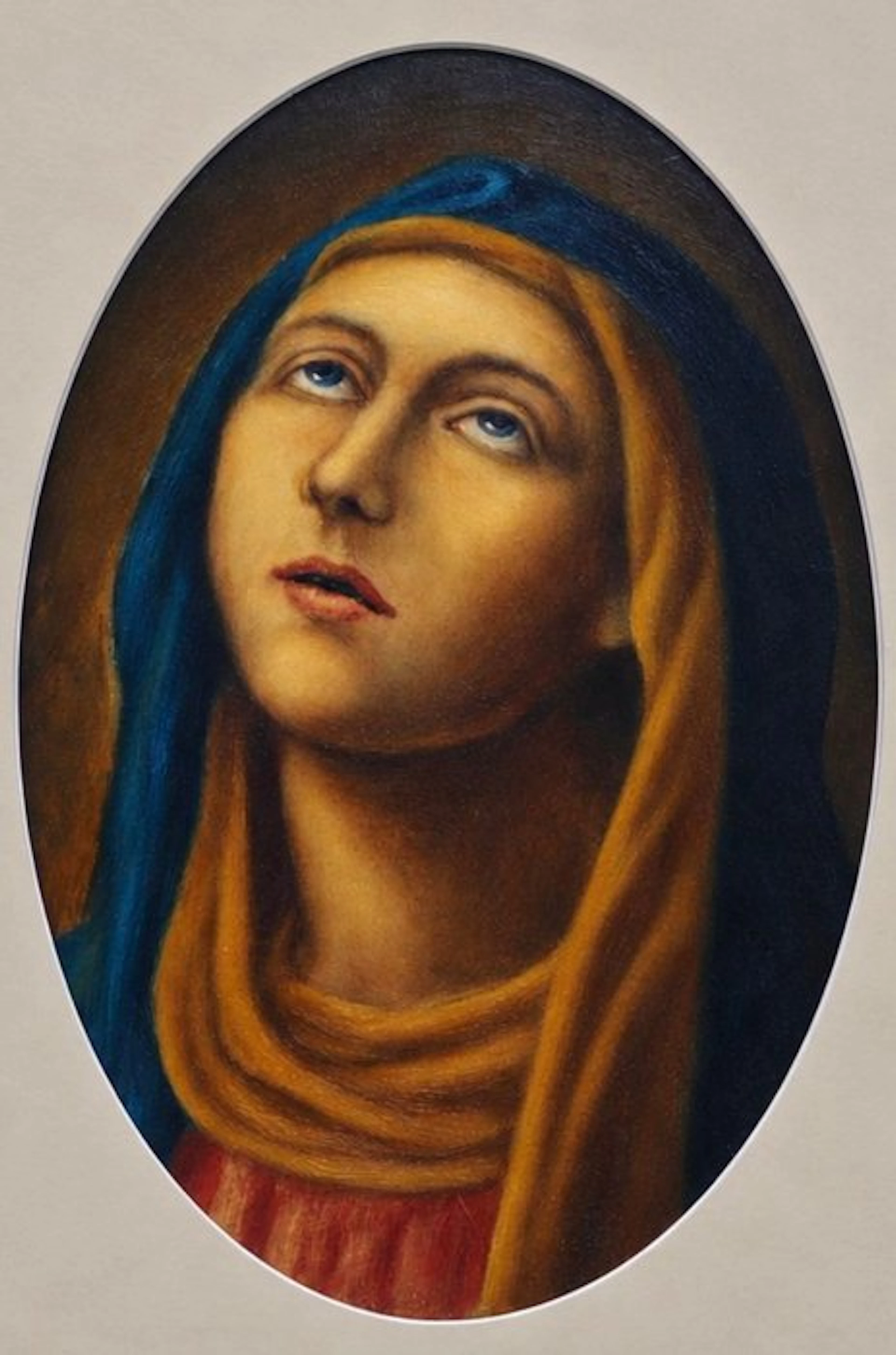 École européenne (XX) - La Vierge en contemplation