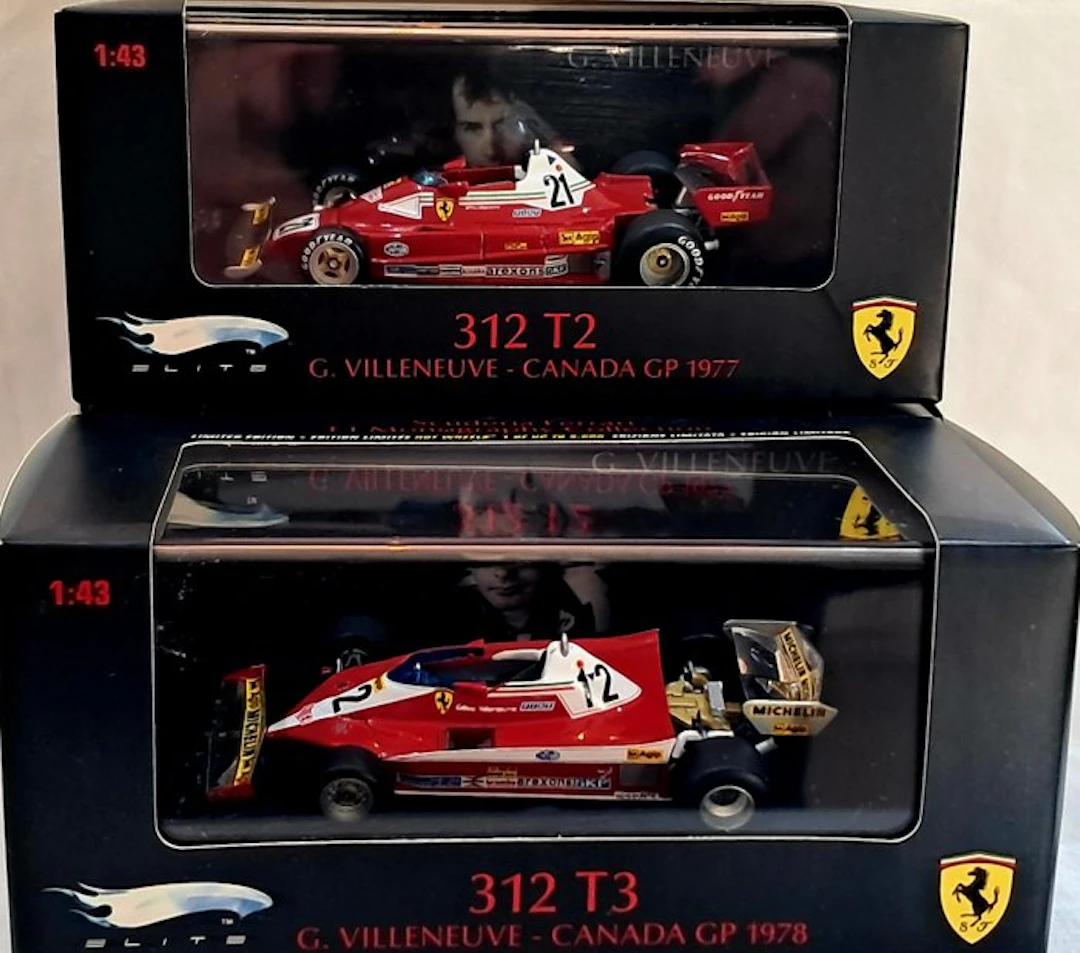 Mattel / Hot Wheels 1:43 - Model race car (2) - 312 T2...