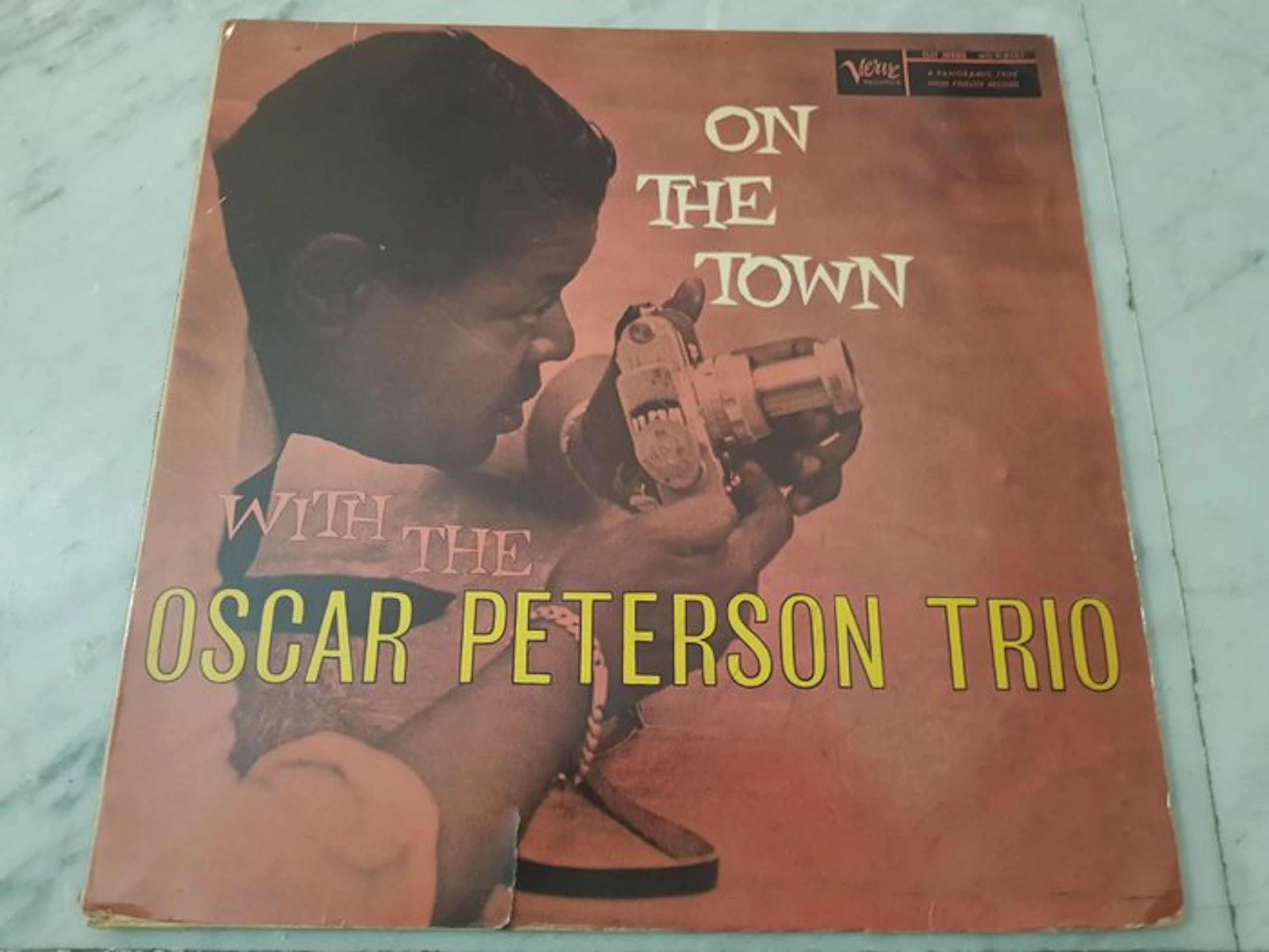 oscar peterson trio - on the town - LP - 1st Pressing - 1959